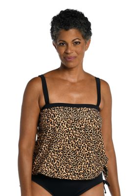 Cougar Bandeau Tankini Swim Top