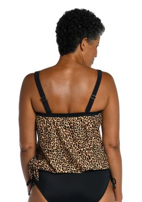 Cougar Bandeau Tankini Swim Top