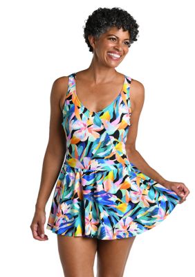 Women's Sunset Isle Surplice Swimdress