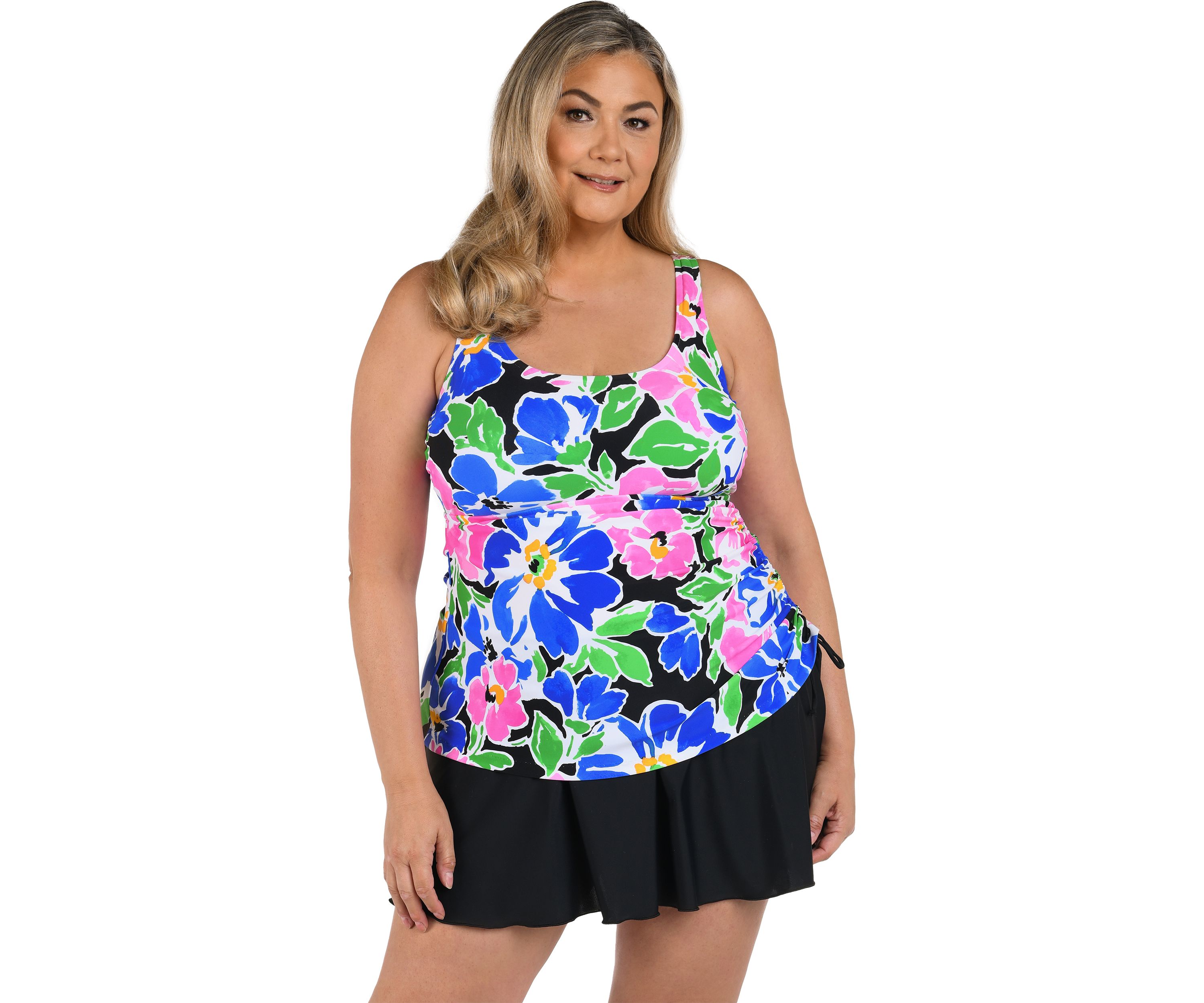 Plus Size Maxine Summer Splash Swim Dress 