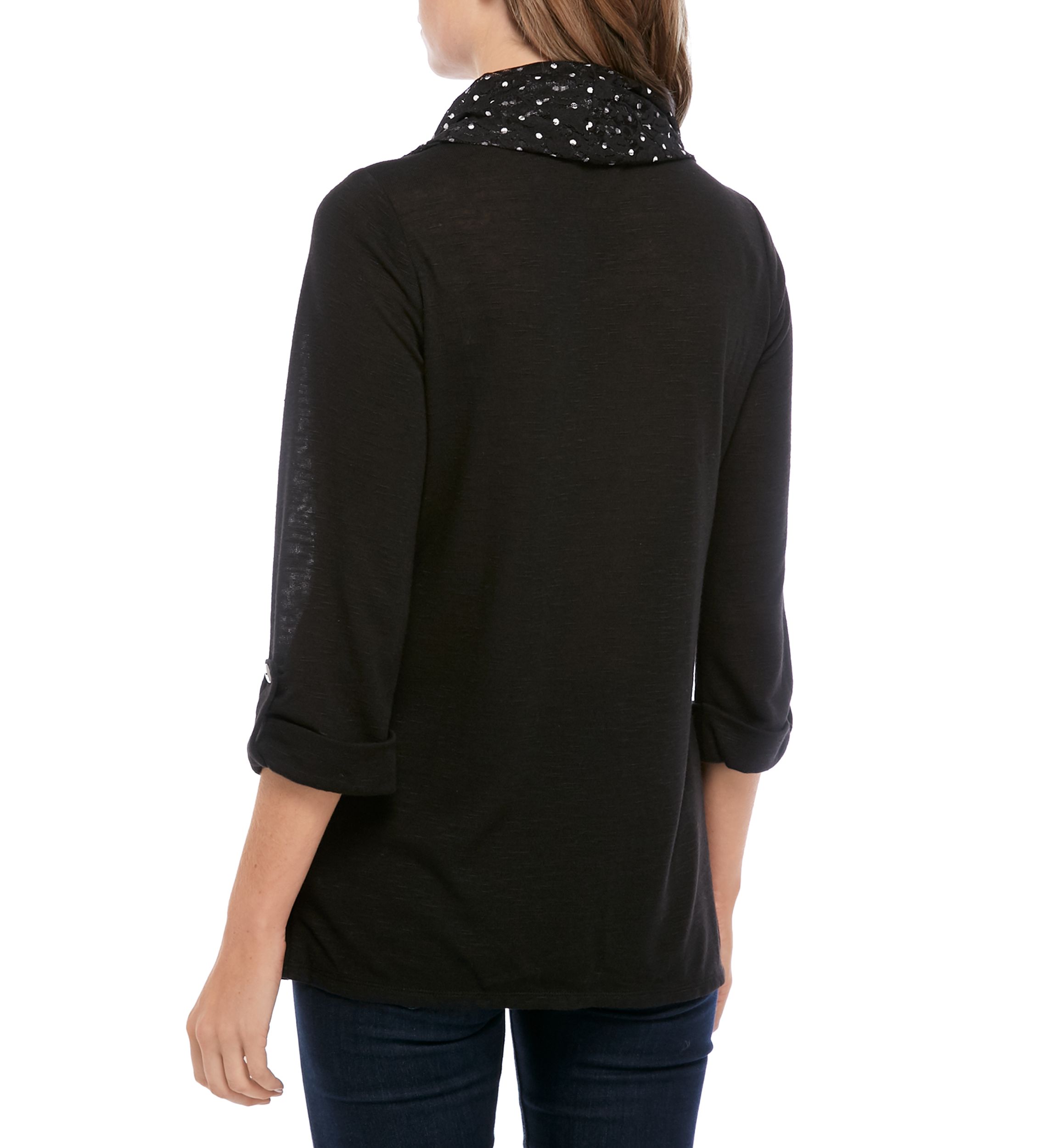 Petite 3/4 Sleeve 3Fer Top