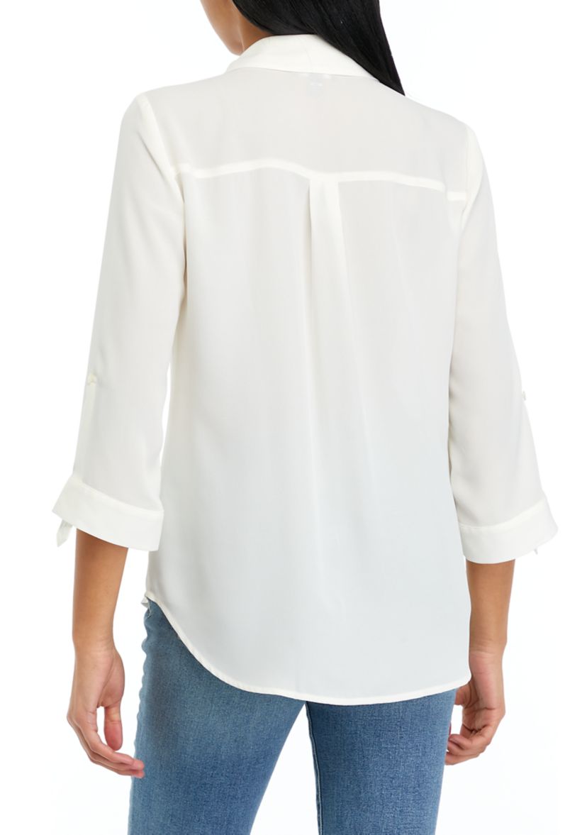 Juniors Portofino Woven Top