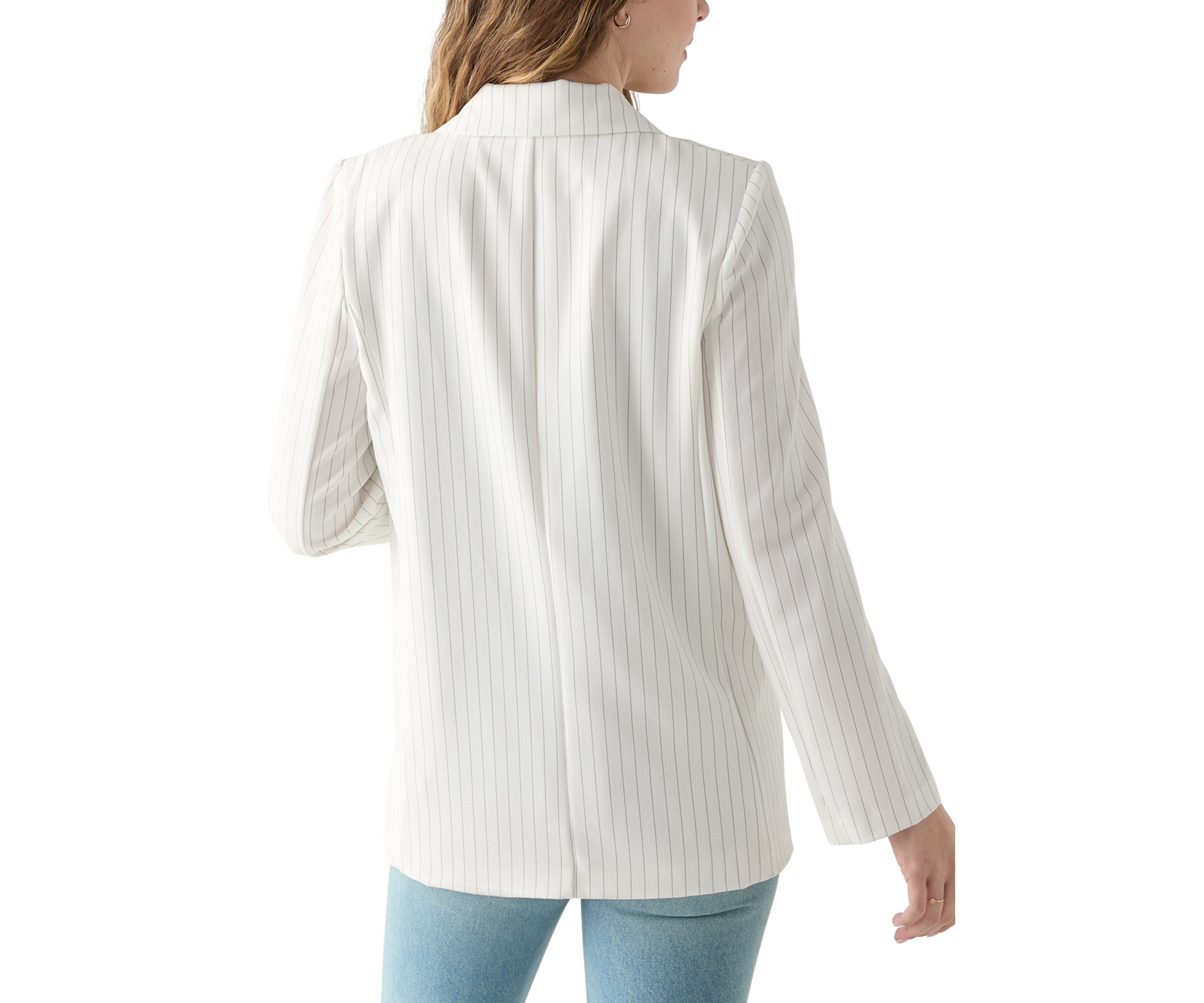 Juniors Pinstripe Blazer