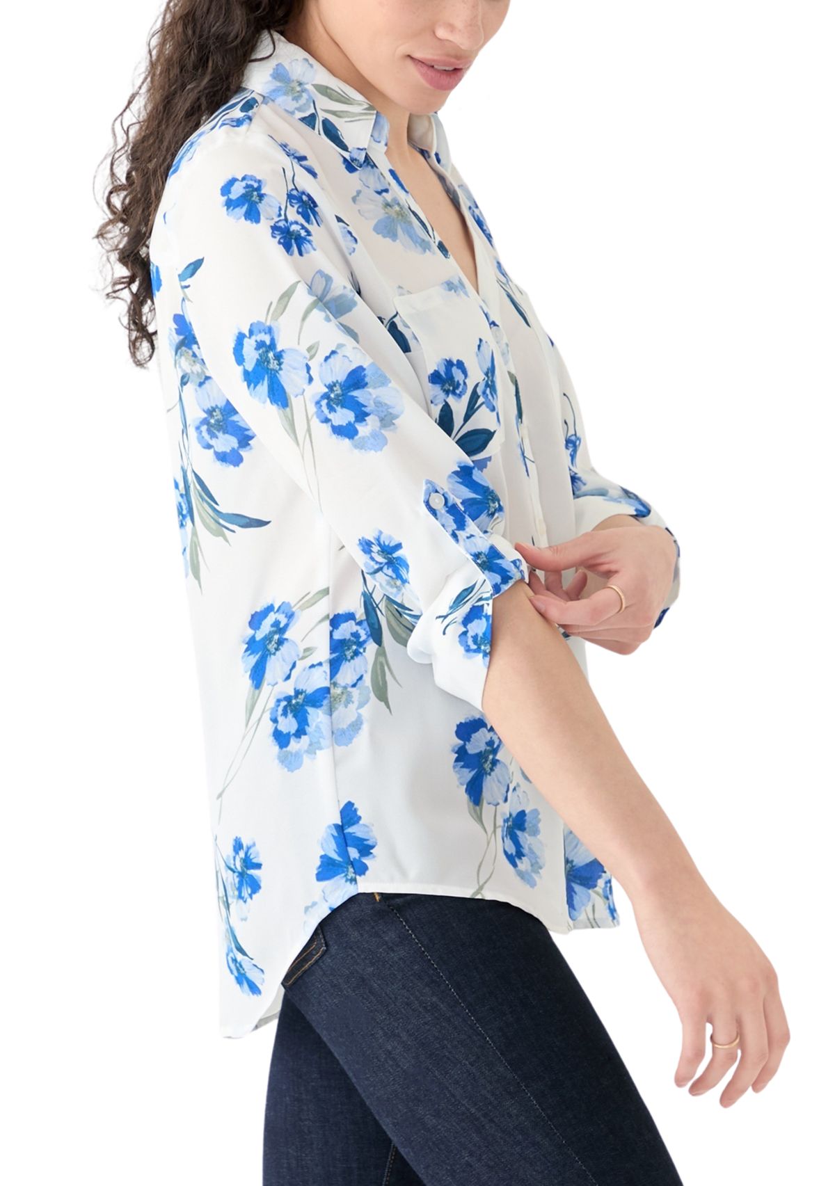 Womens Portofino Printed Blouse