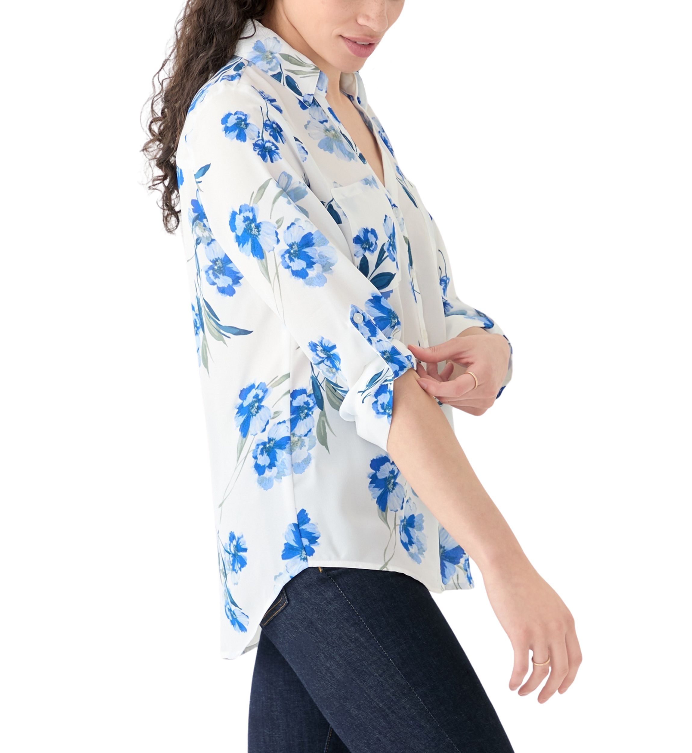 Womens Portofino Printed Blouse