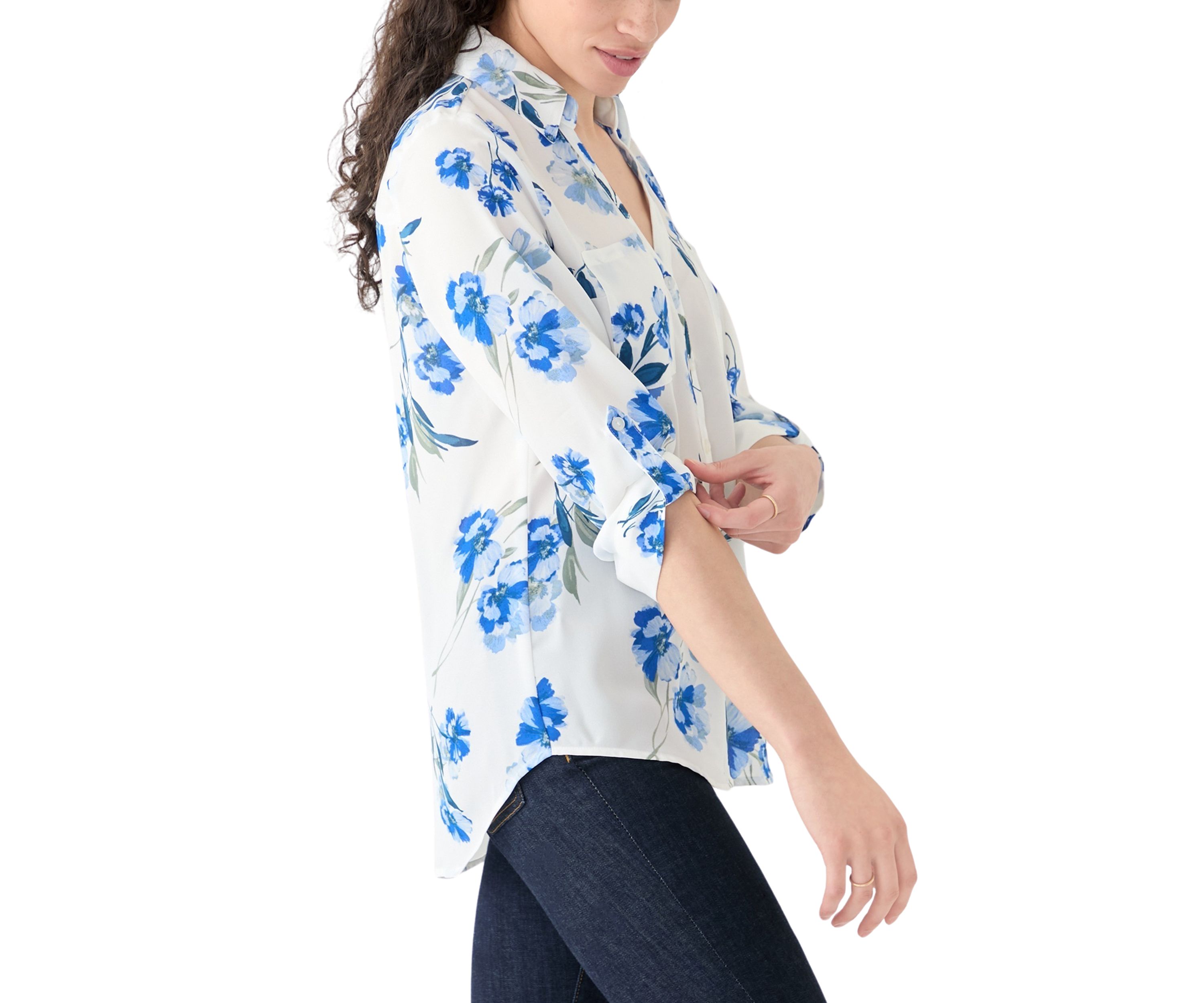 Womens Portofino Printed Blouse
