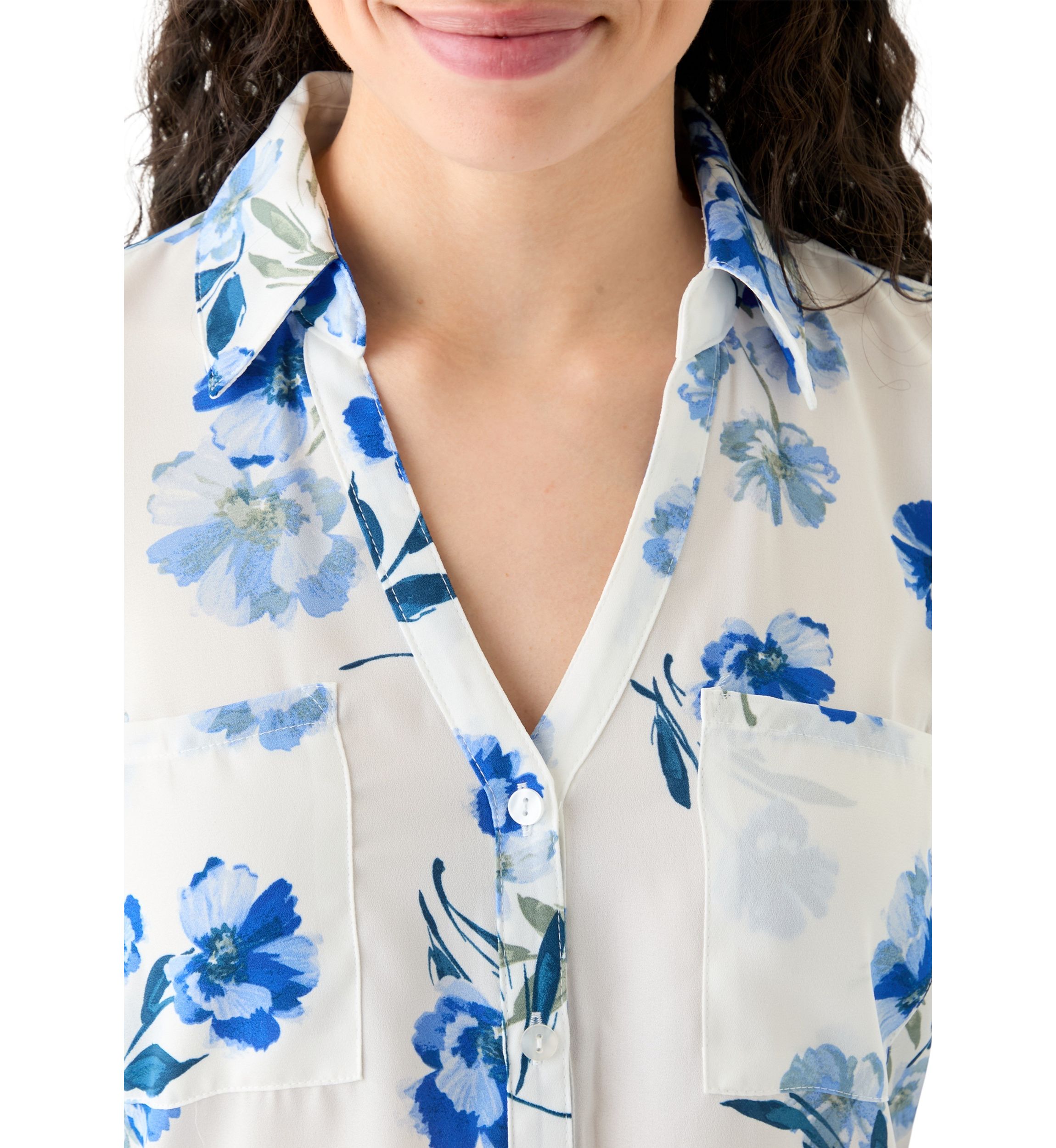 Womens Portofino Printed Blouse