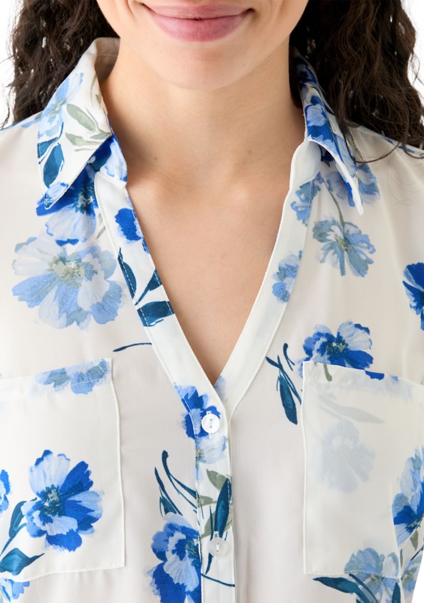 Womens Portofino Printed Blouse