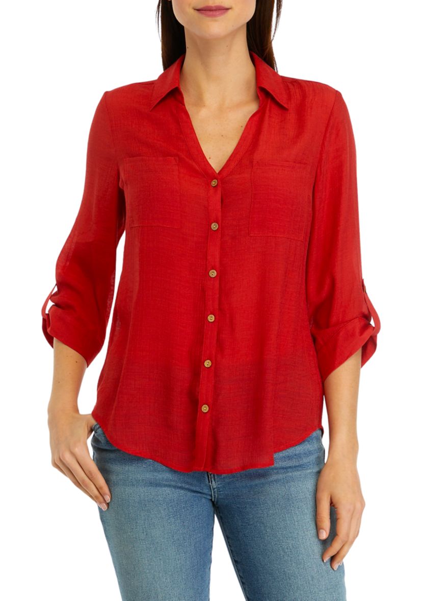 Womens Portofino Woven Top