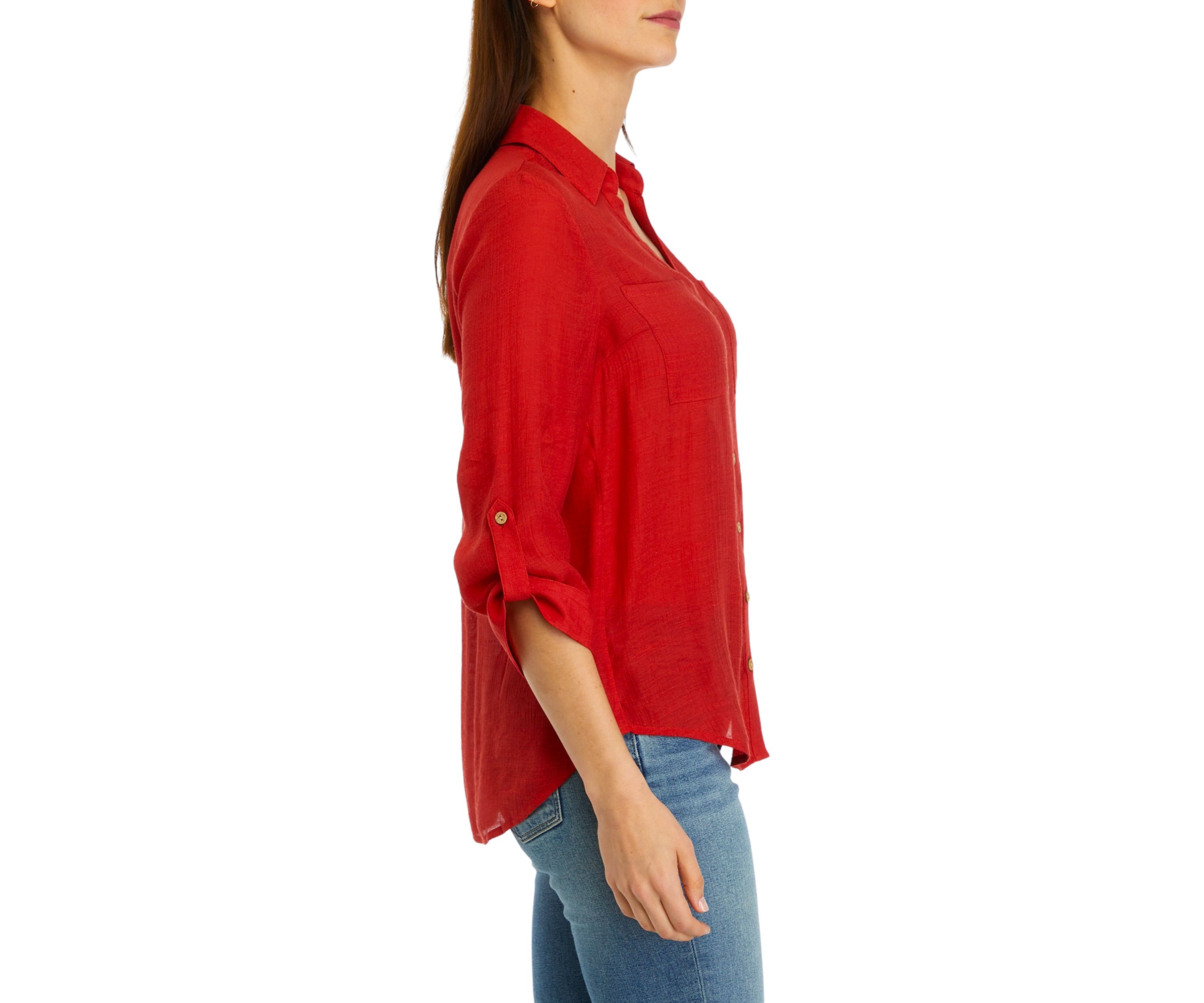 Womens Portofino Woven Top