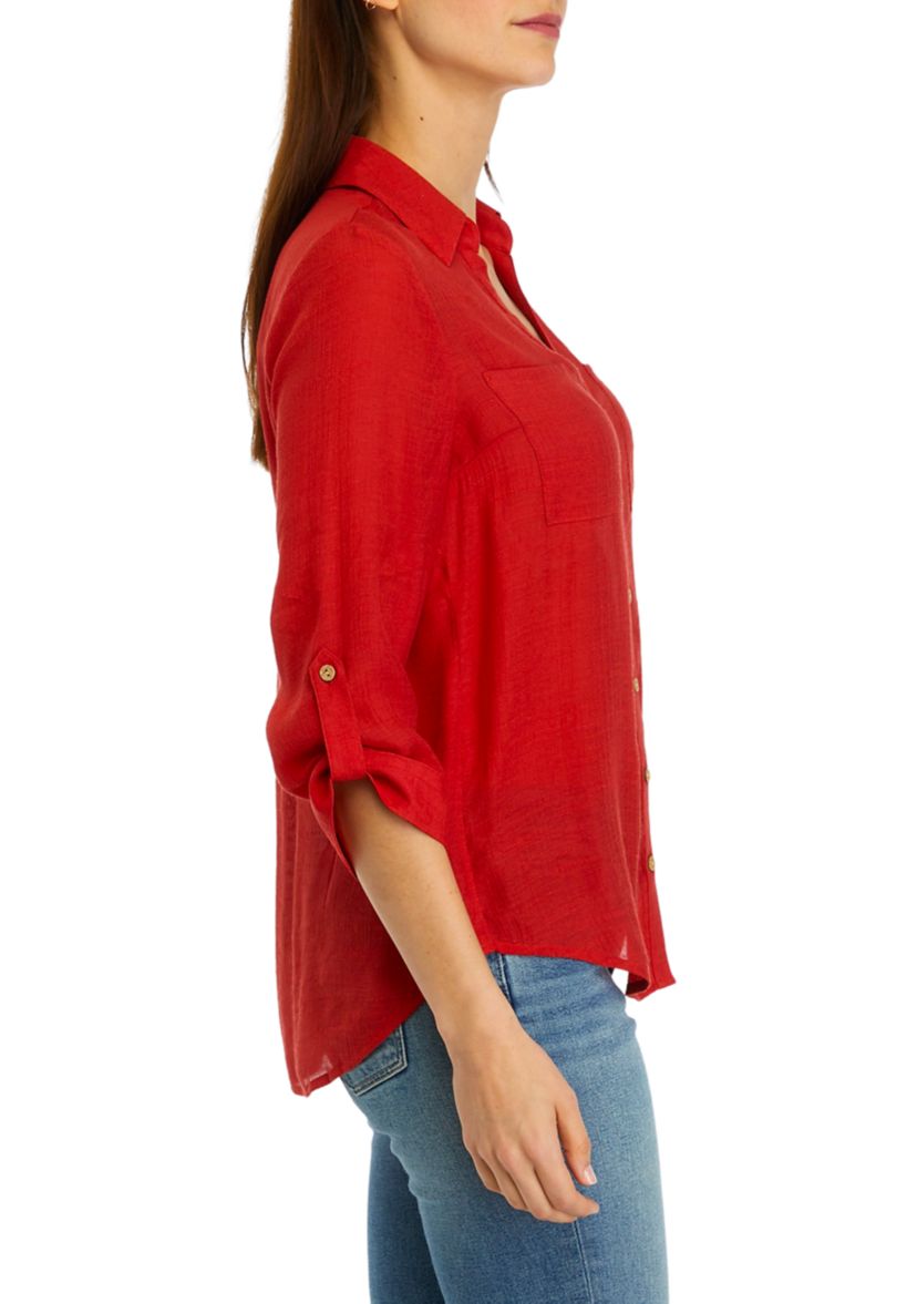 Womens Portofino Woven Top