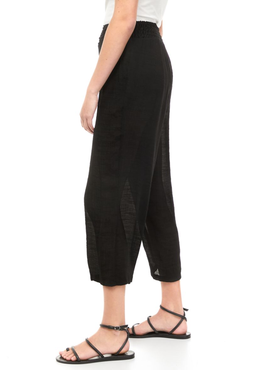 Juniors Pull On Wide Leg Pants
