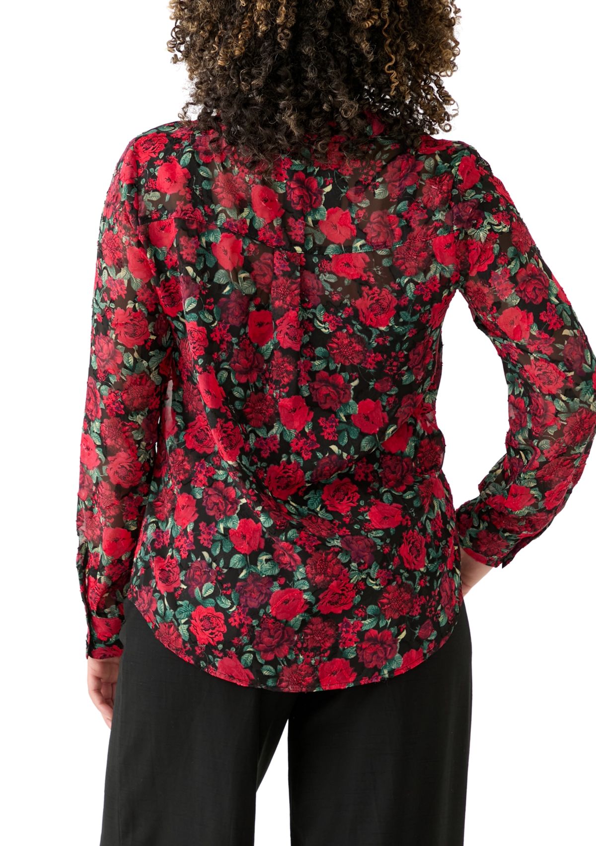Womens Satin Printed Portofino Top