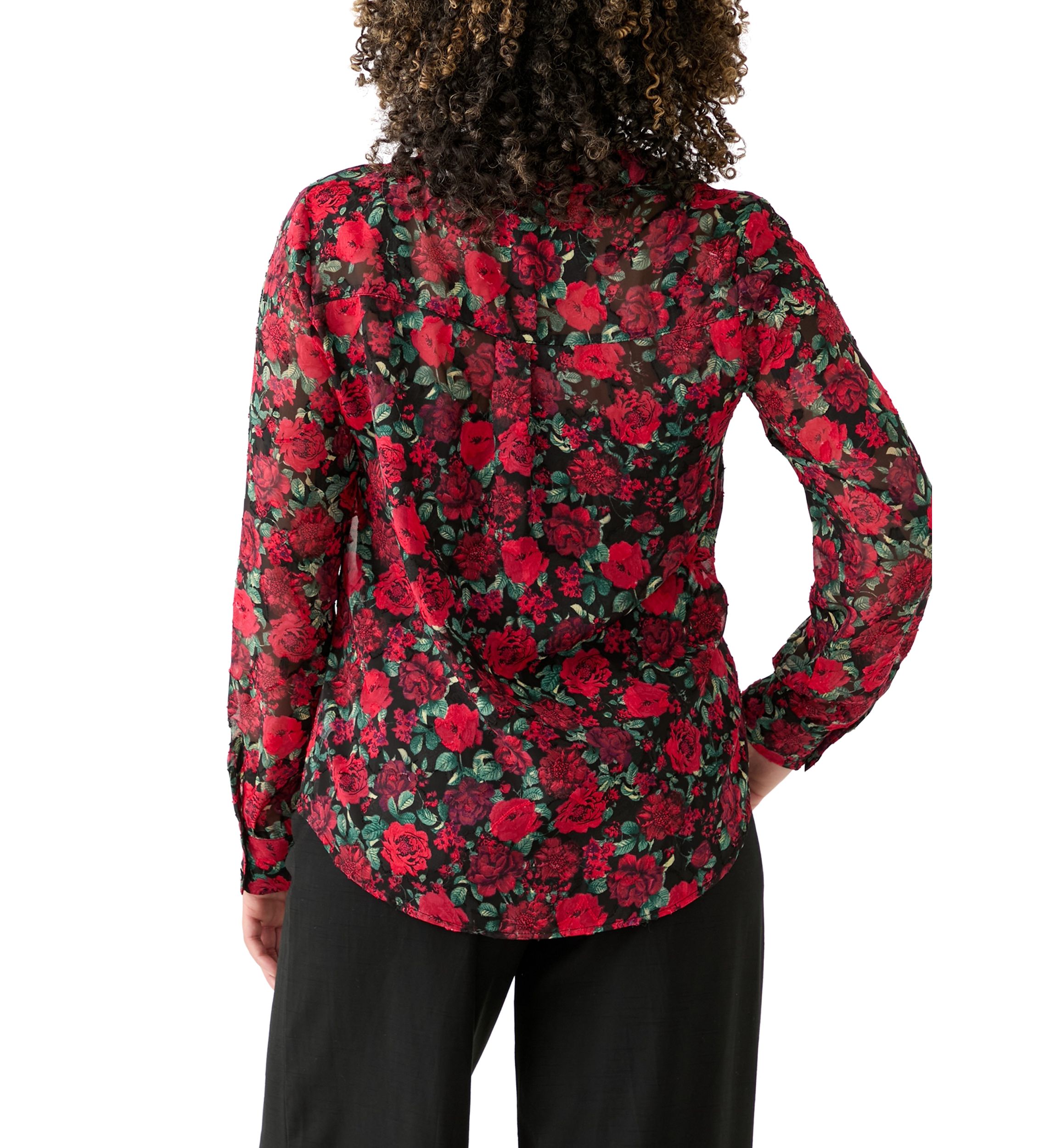 Womens Satin Printed Portofino Top