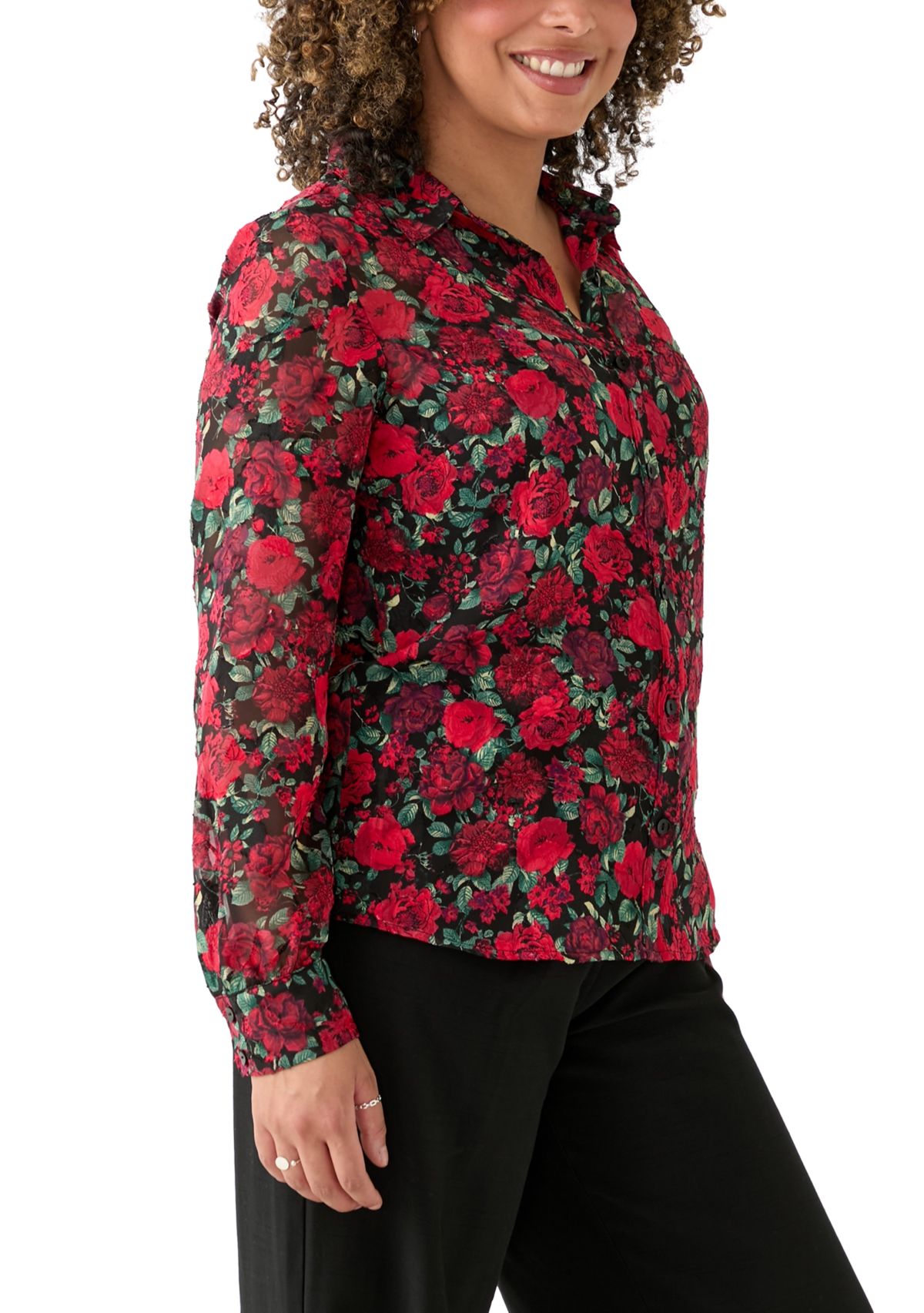 Womens Satin Printed Portofino Top