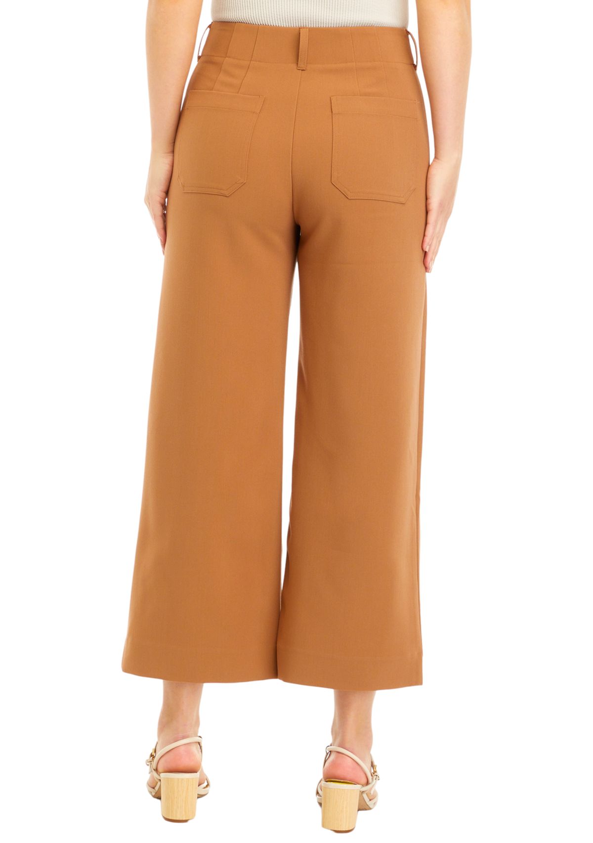 Juniors Front Pocket Cropped Pants
