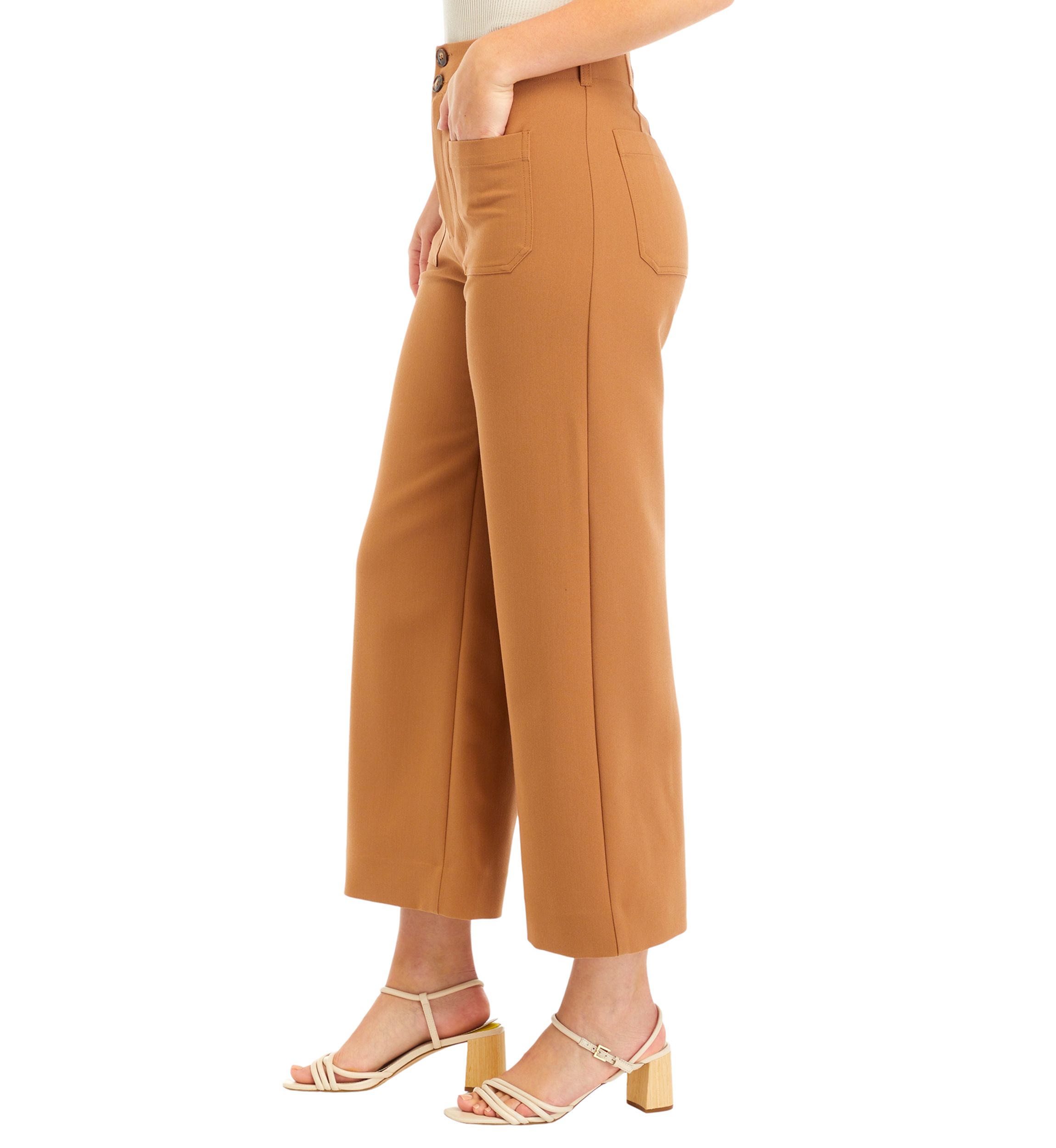 Juniors Front Pocket Cropped Pants
