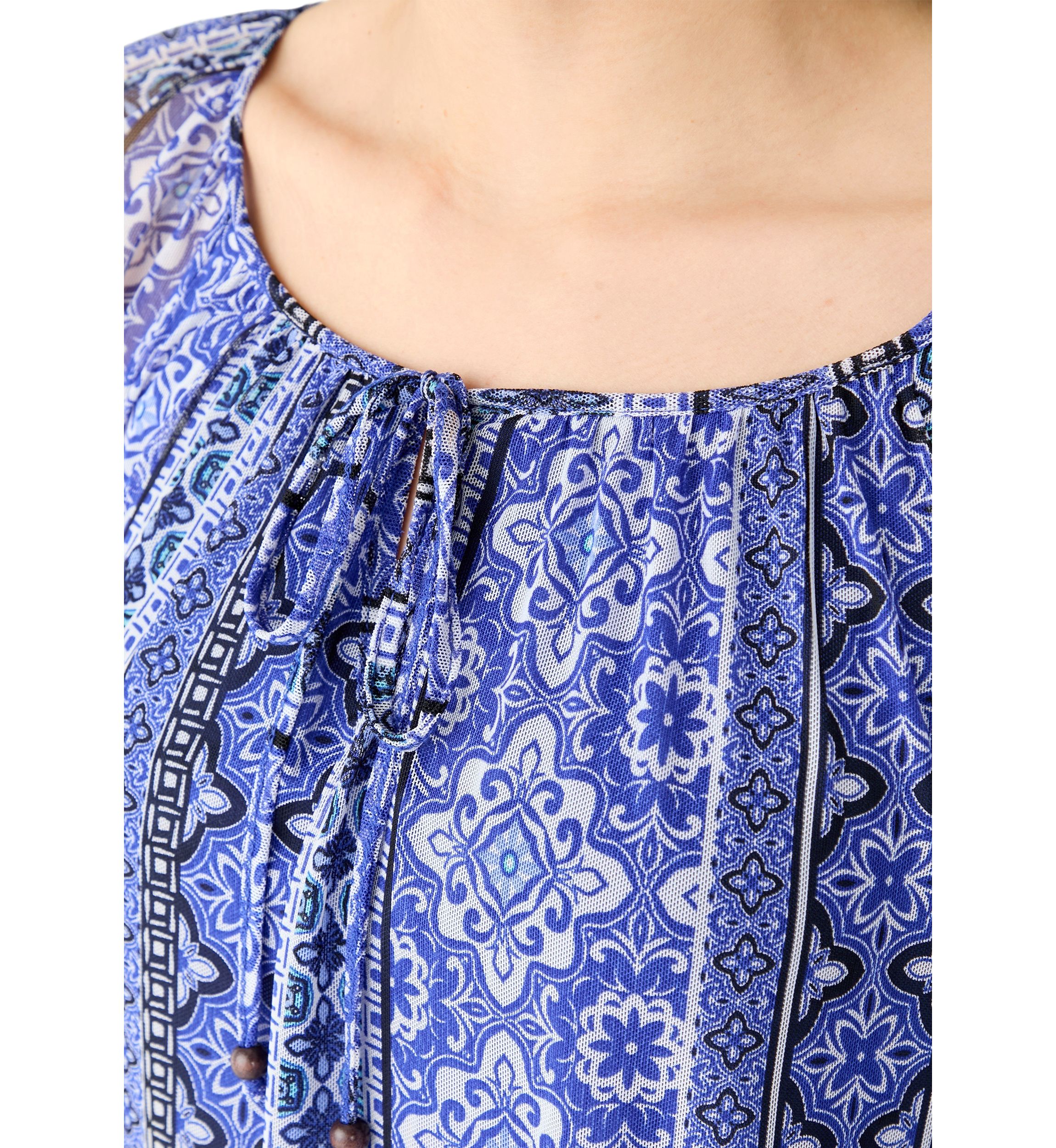 Womens Woven Printed Blouse