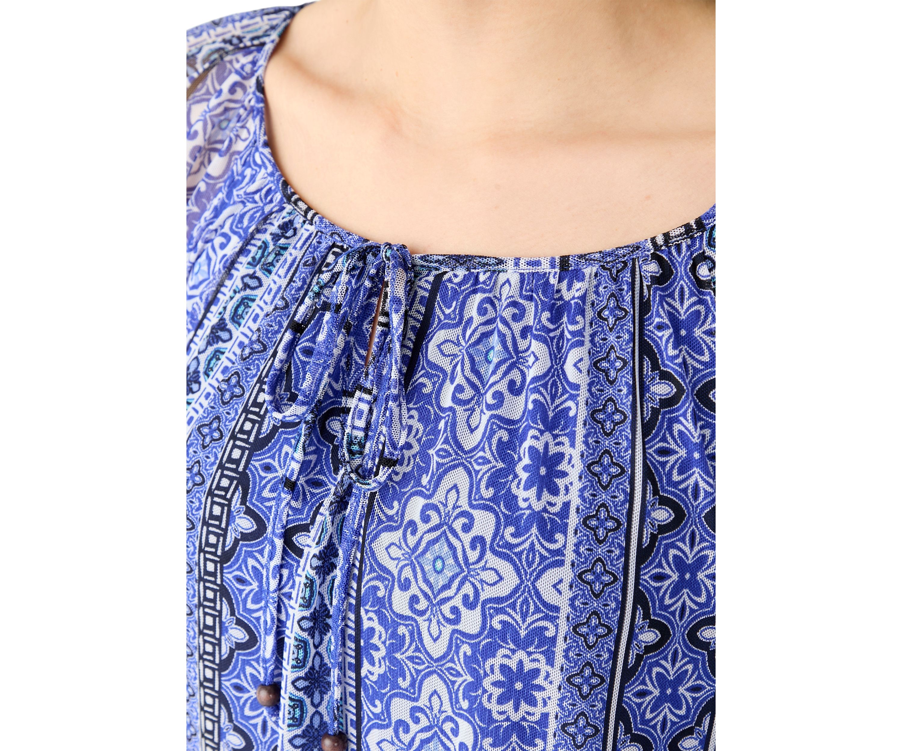 Womens Woven Printed Blouse