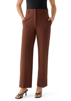 A. Byer Women's Solid Bootcut Trousers