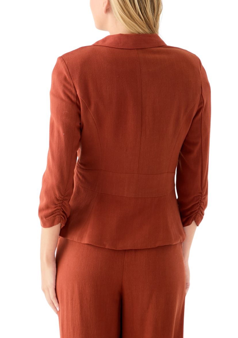 Juniors 3/4 Sleeve Blazer
