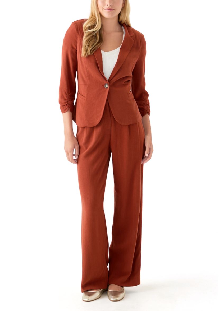 Juniors 3/4 Sleeve Blazer