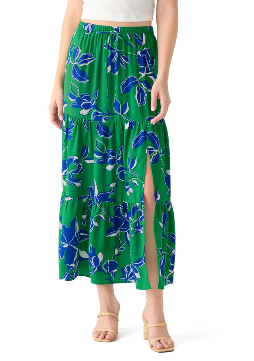 Juniors Floral Printed Skirt
