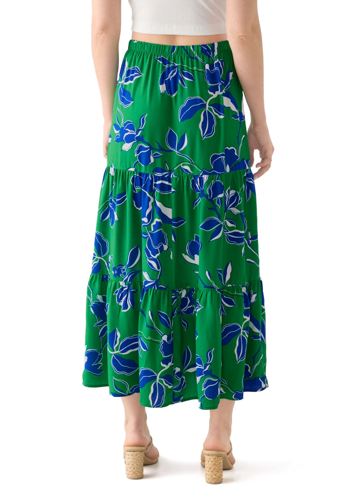 Womens  Floral Printed Skirt