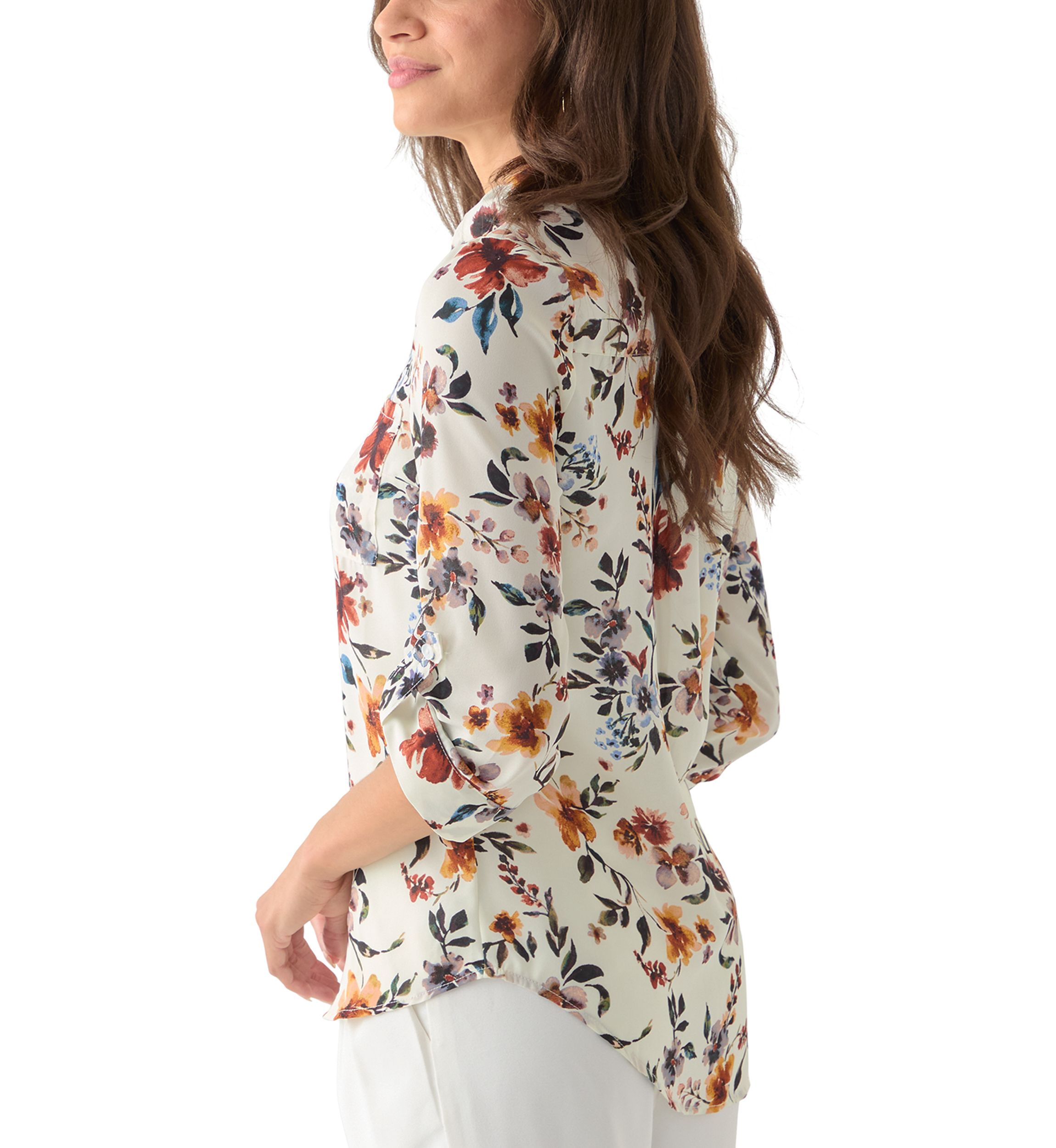 Womens Floral Portofino Shirt