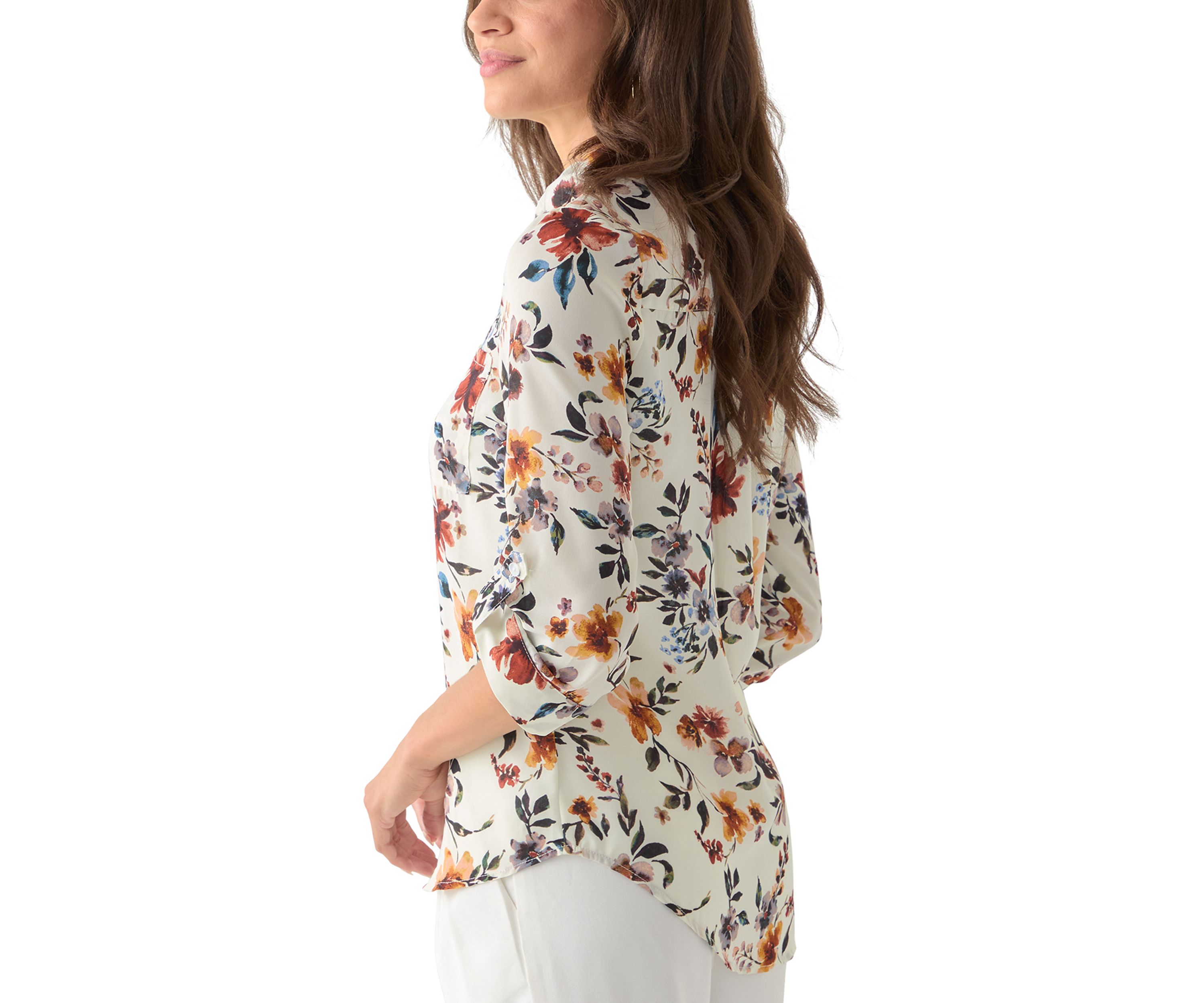 Womens Floral Portofino Shirt