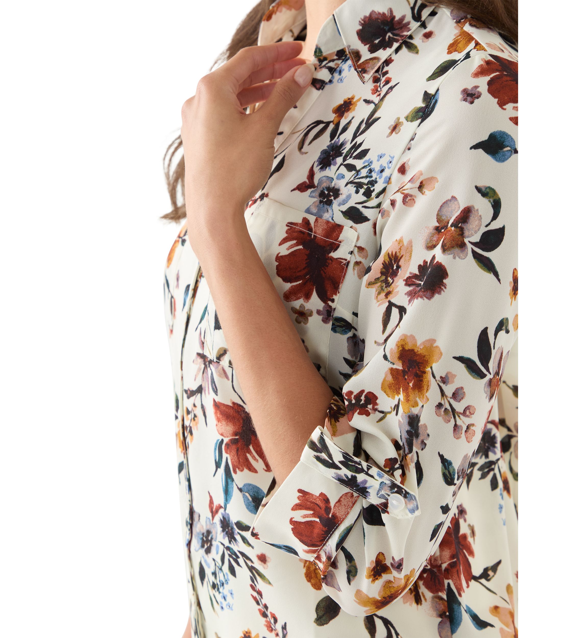Womens Floral Portofino Shirt