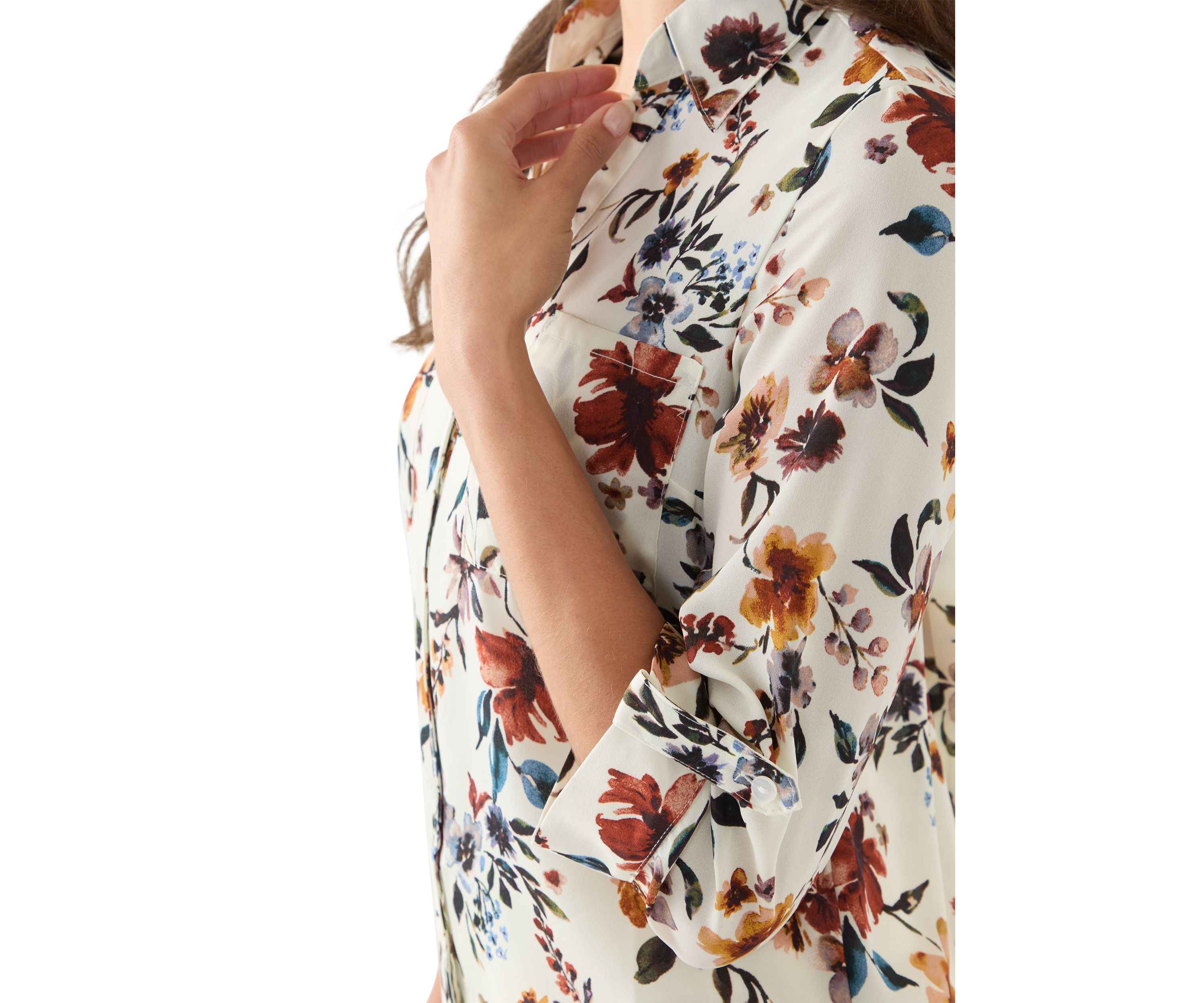 Womens Floral Portofino Shirt