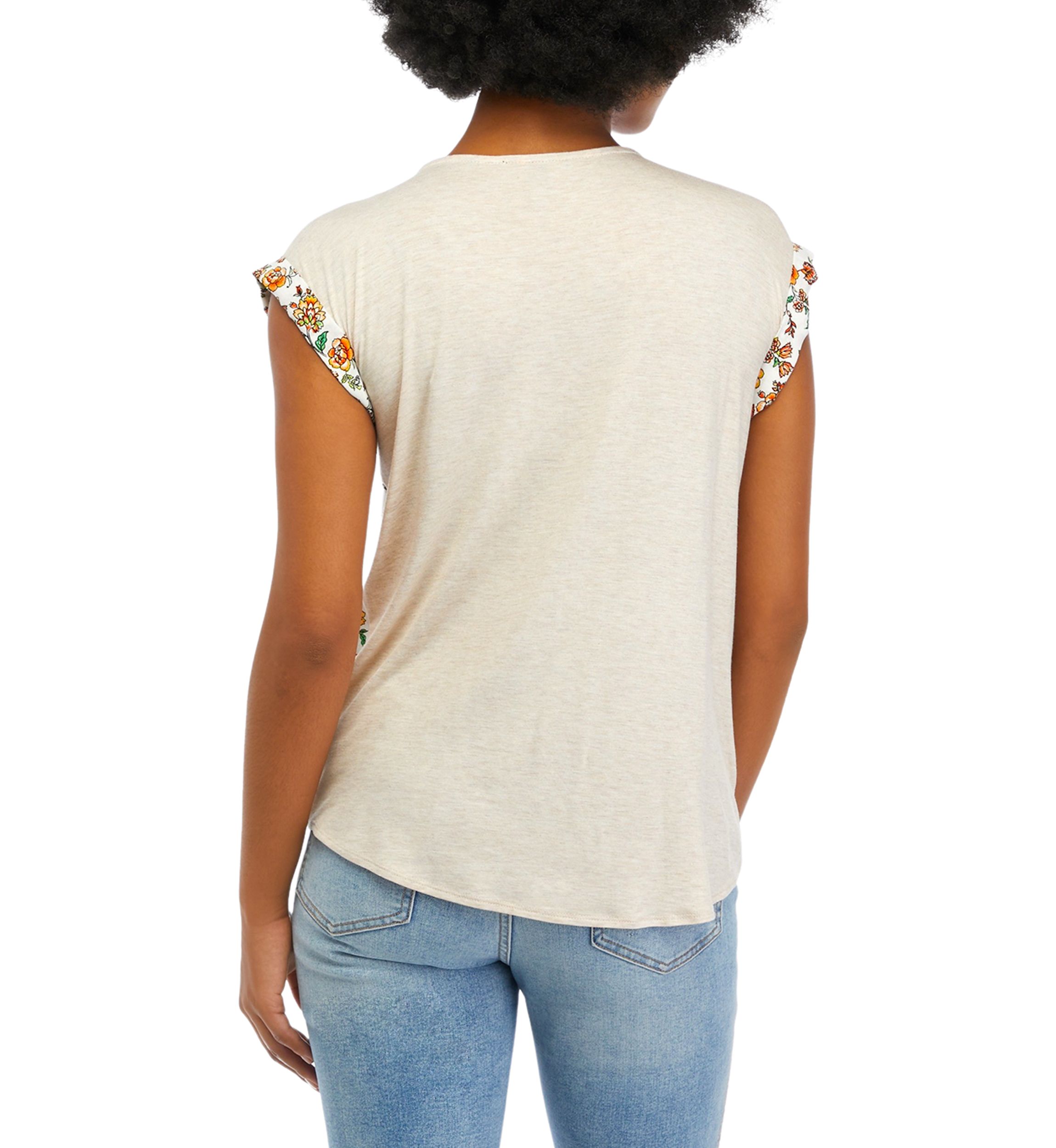 Juniors Cross Front Twist Knit Top