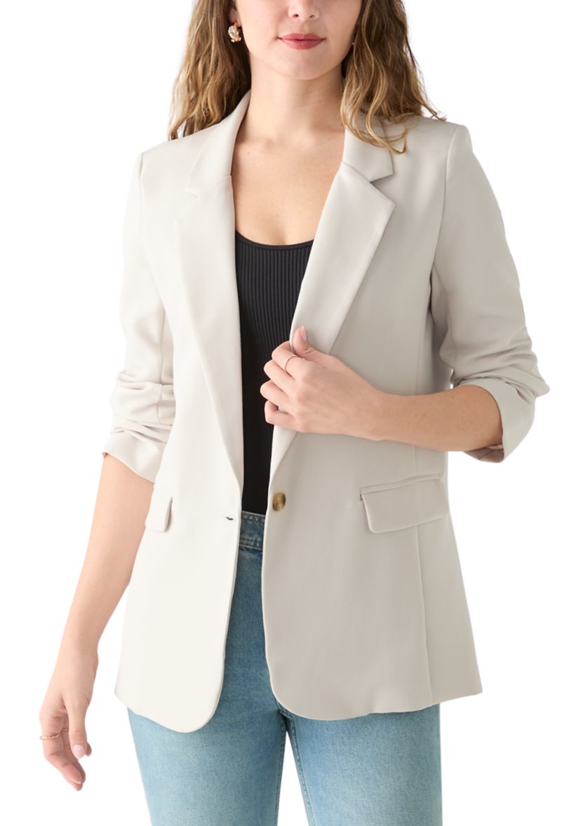 Juniors One Button Blazer