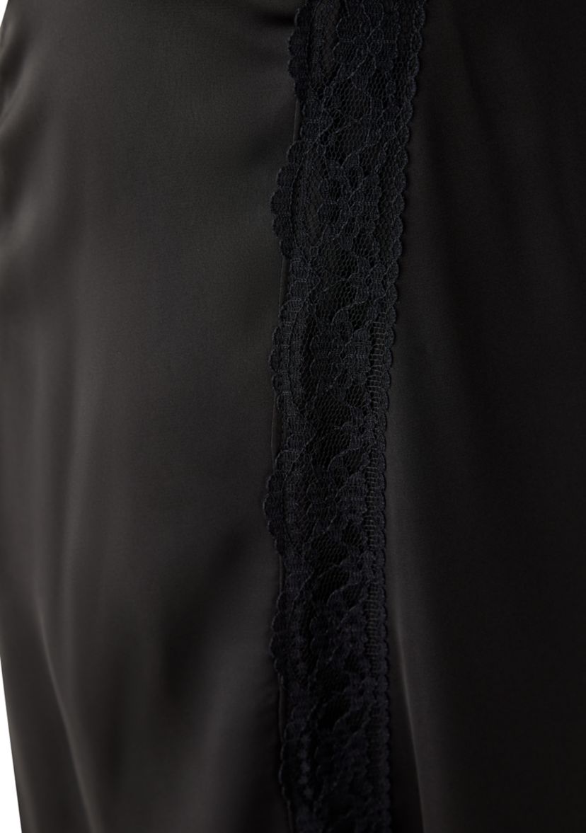 Womens Asymmetrical Midi Skirt