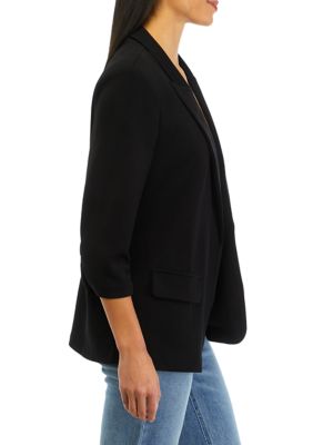 Women's 3/4 Sleeve Notch Lapel Jacket