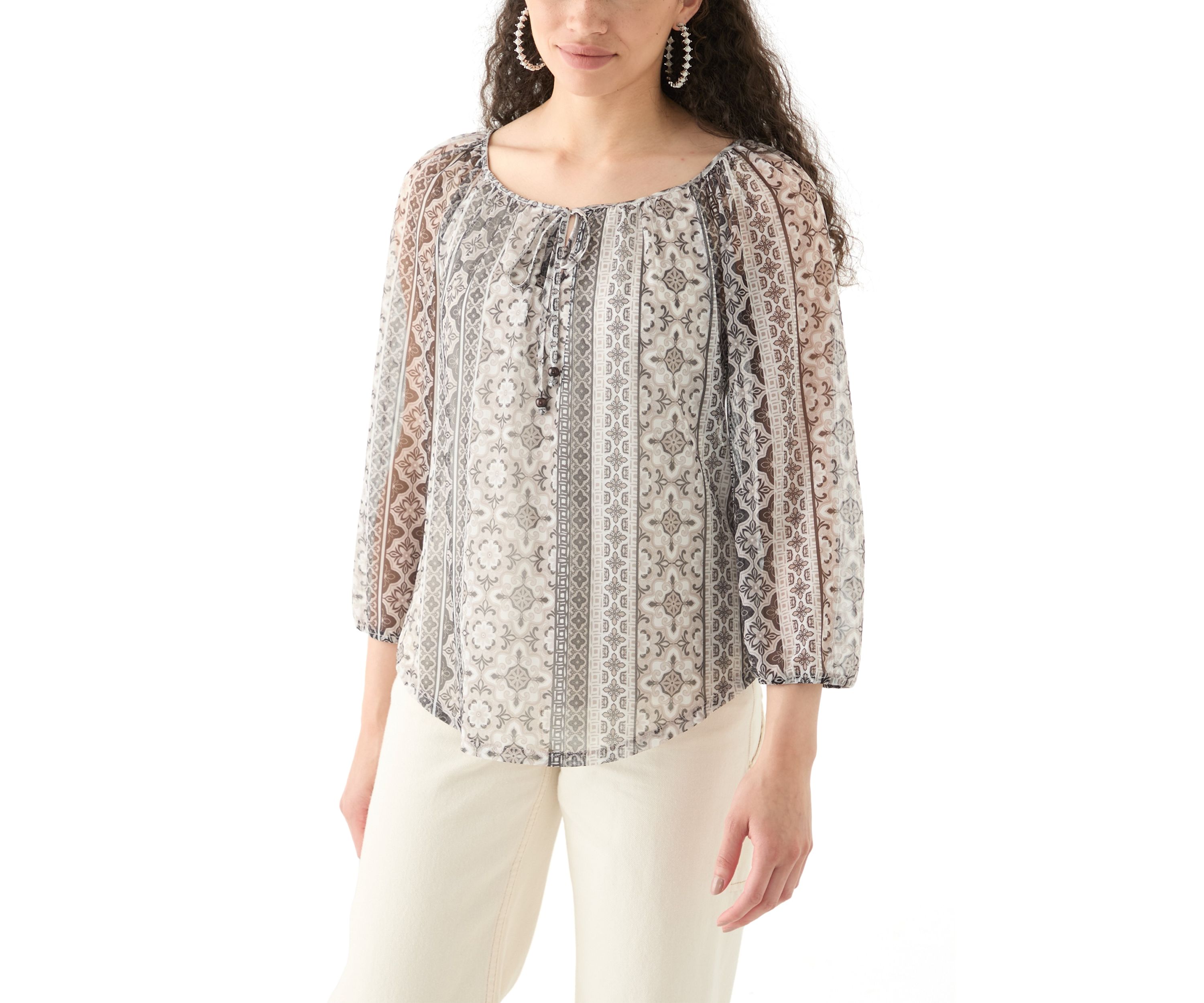 Juniors Printed Top