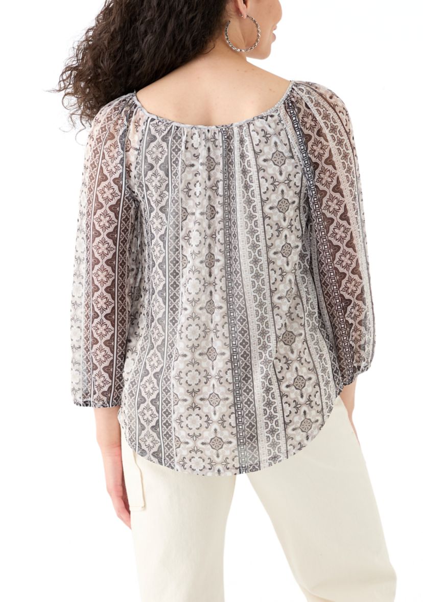 Juniors Printed Top