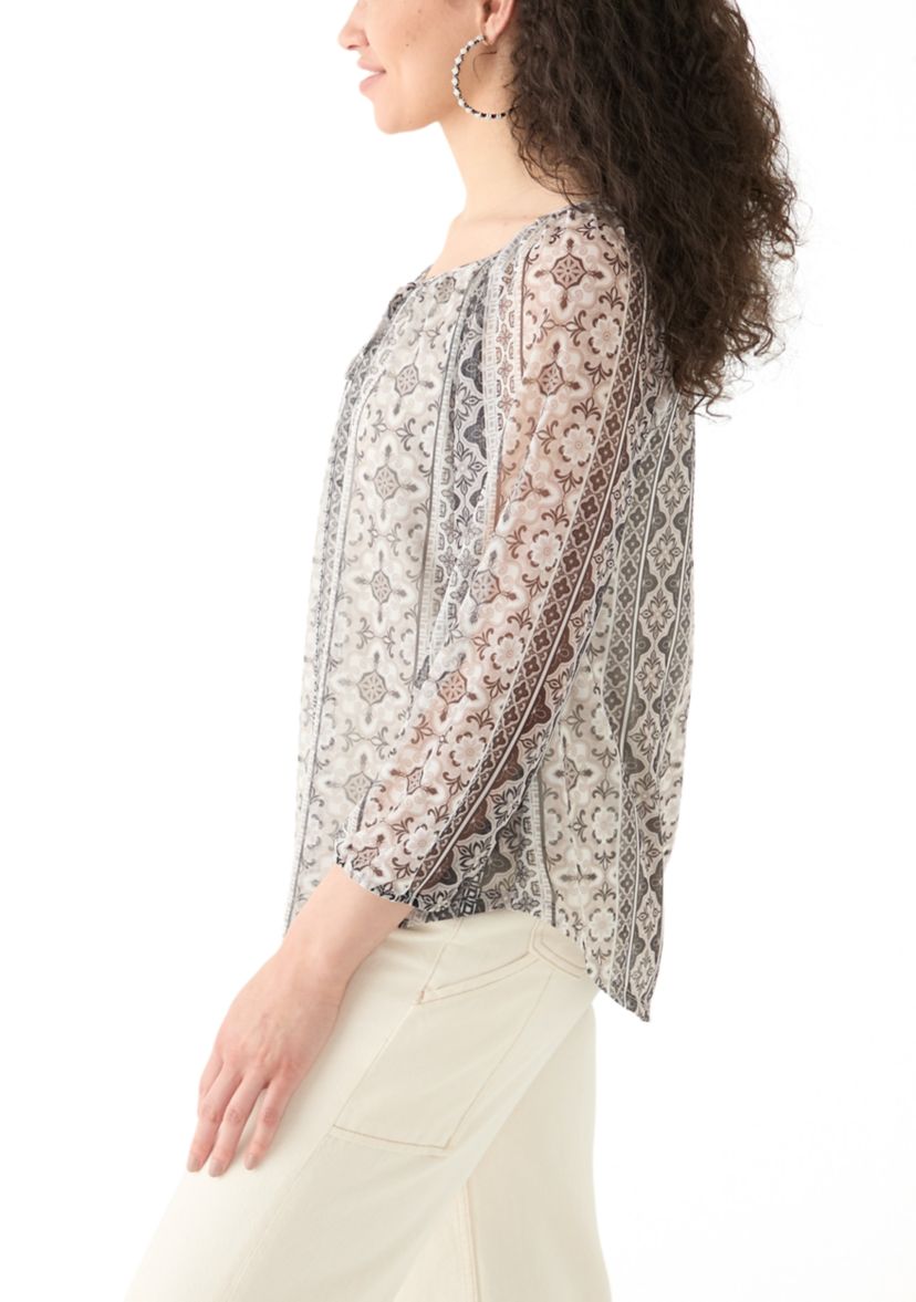 Juniors Printed Top