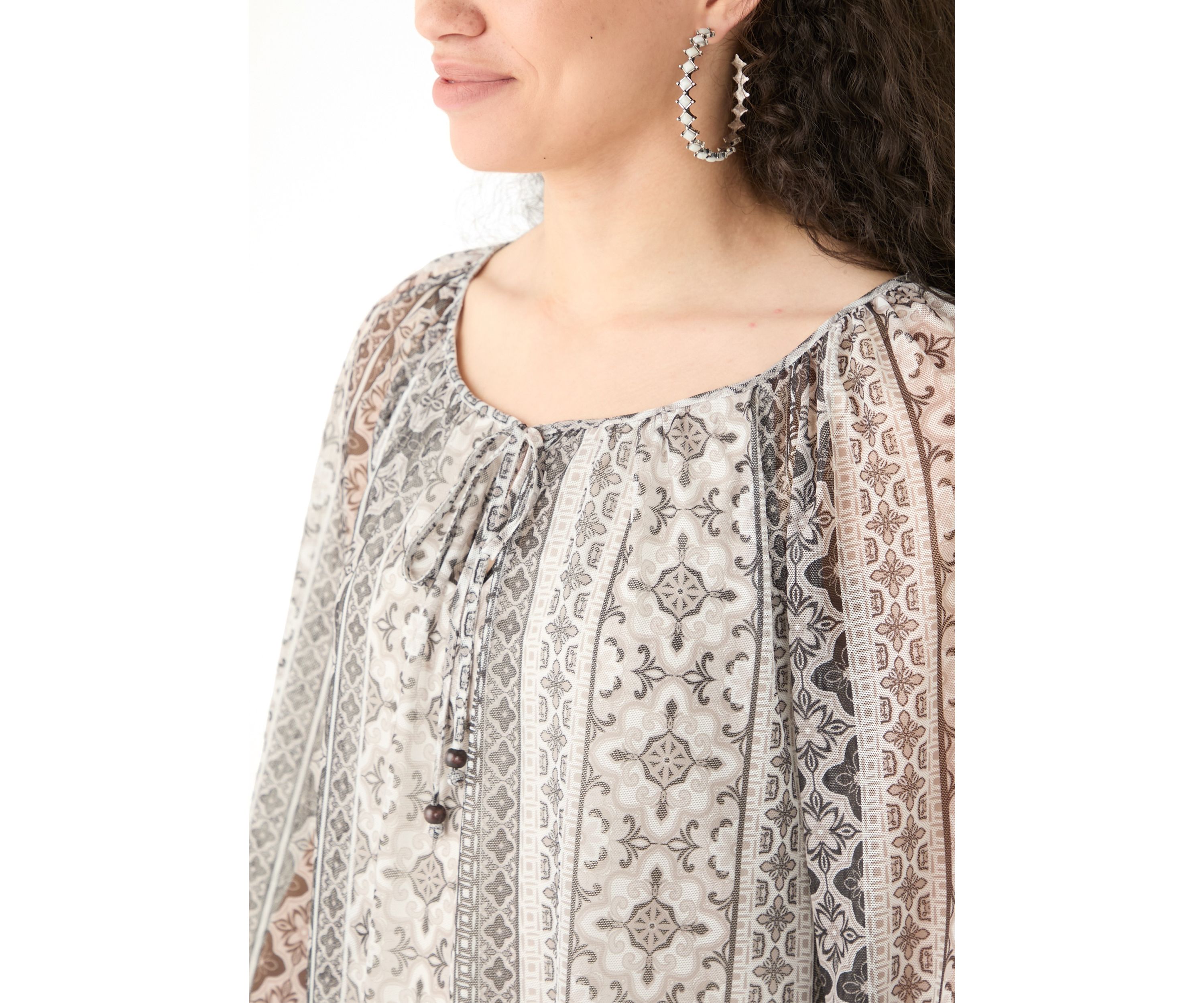 Juniors Printed Top