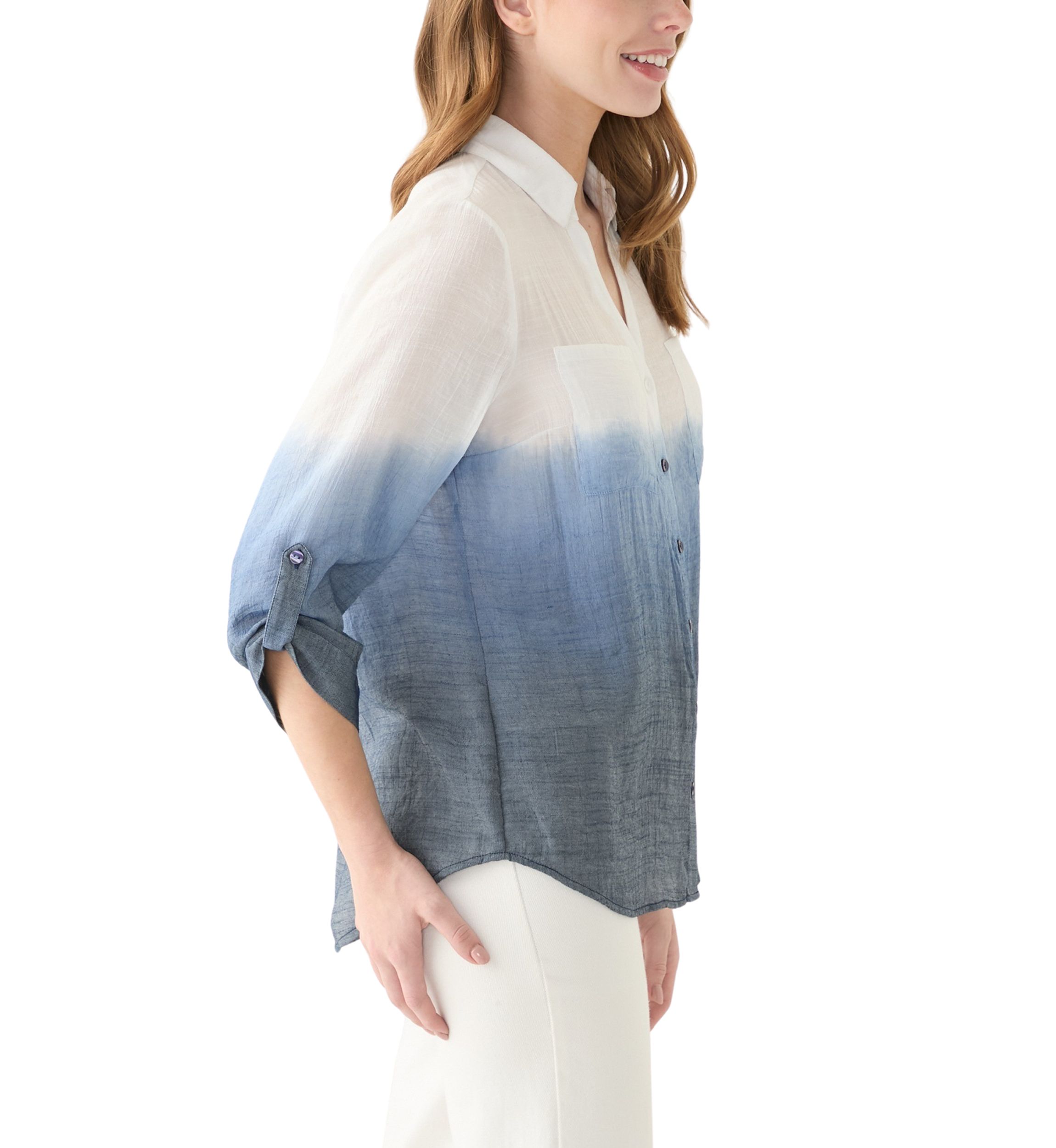 Juniors 3/4 Sleeve Portofino Shirt