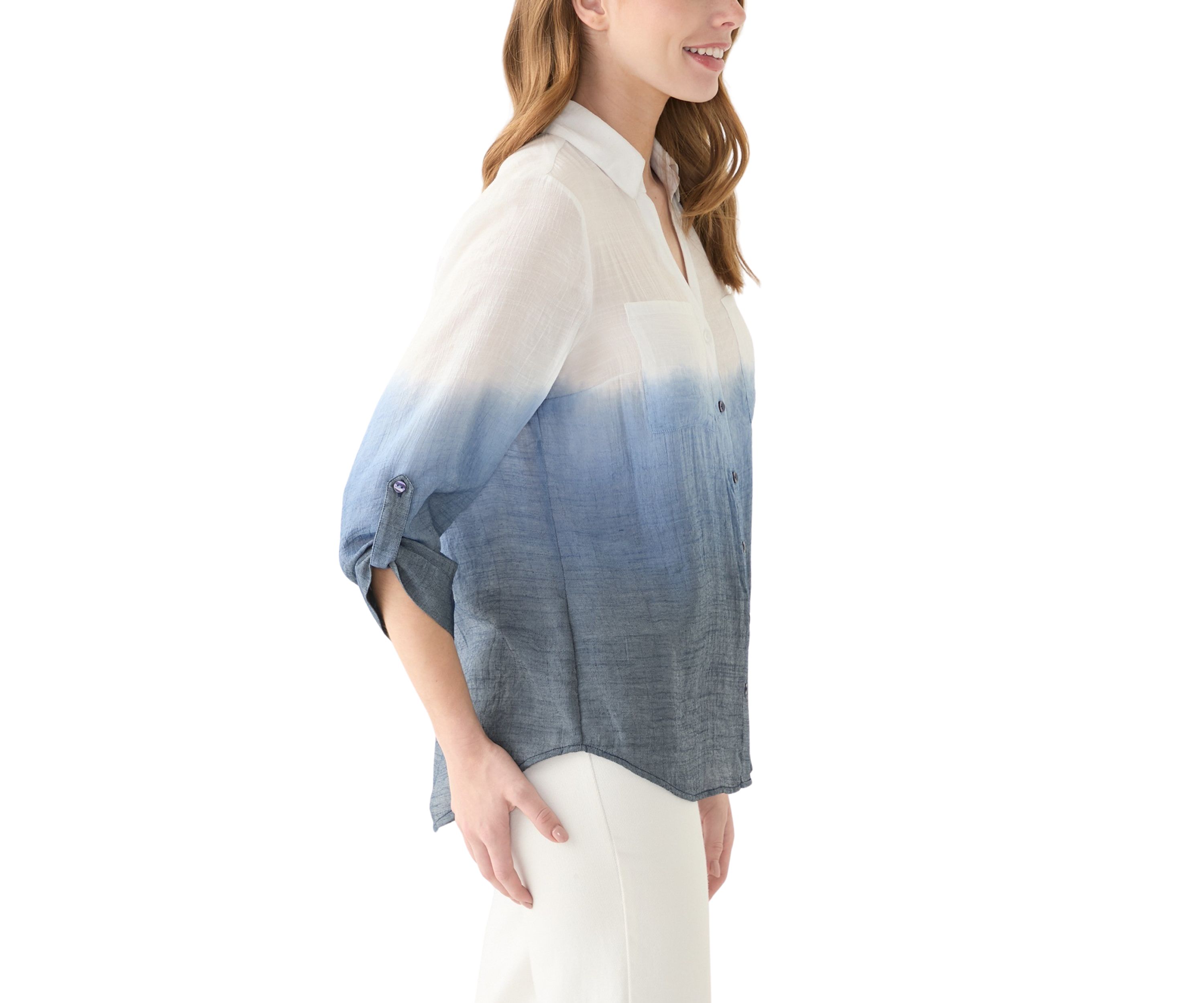 Juniors 3/4 Sleeve Portofino Shirt