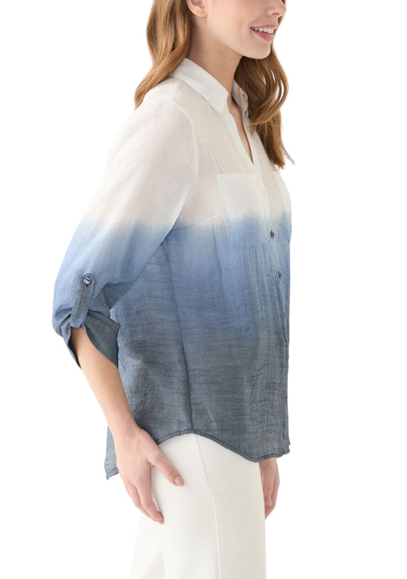 Juniors 3/4 Sleeve Portofino Shirt