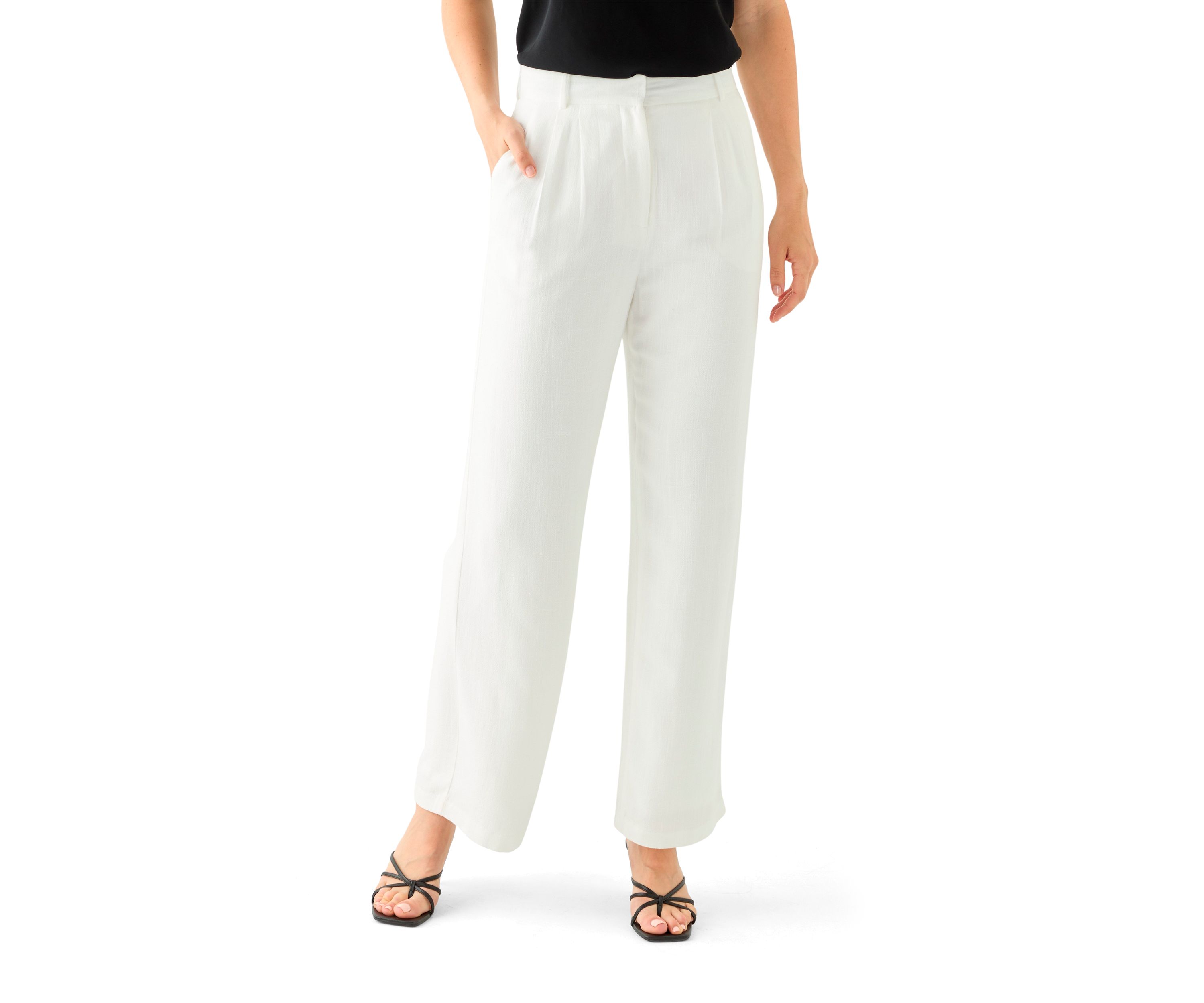 Womens Wide Leg Trouser Pants