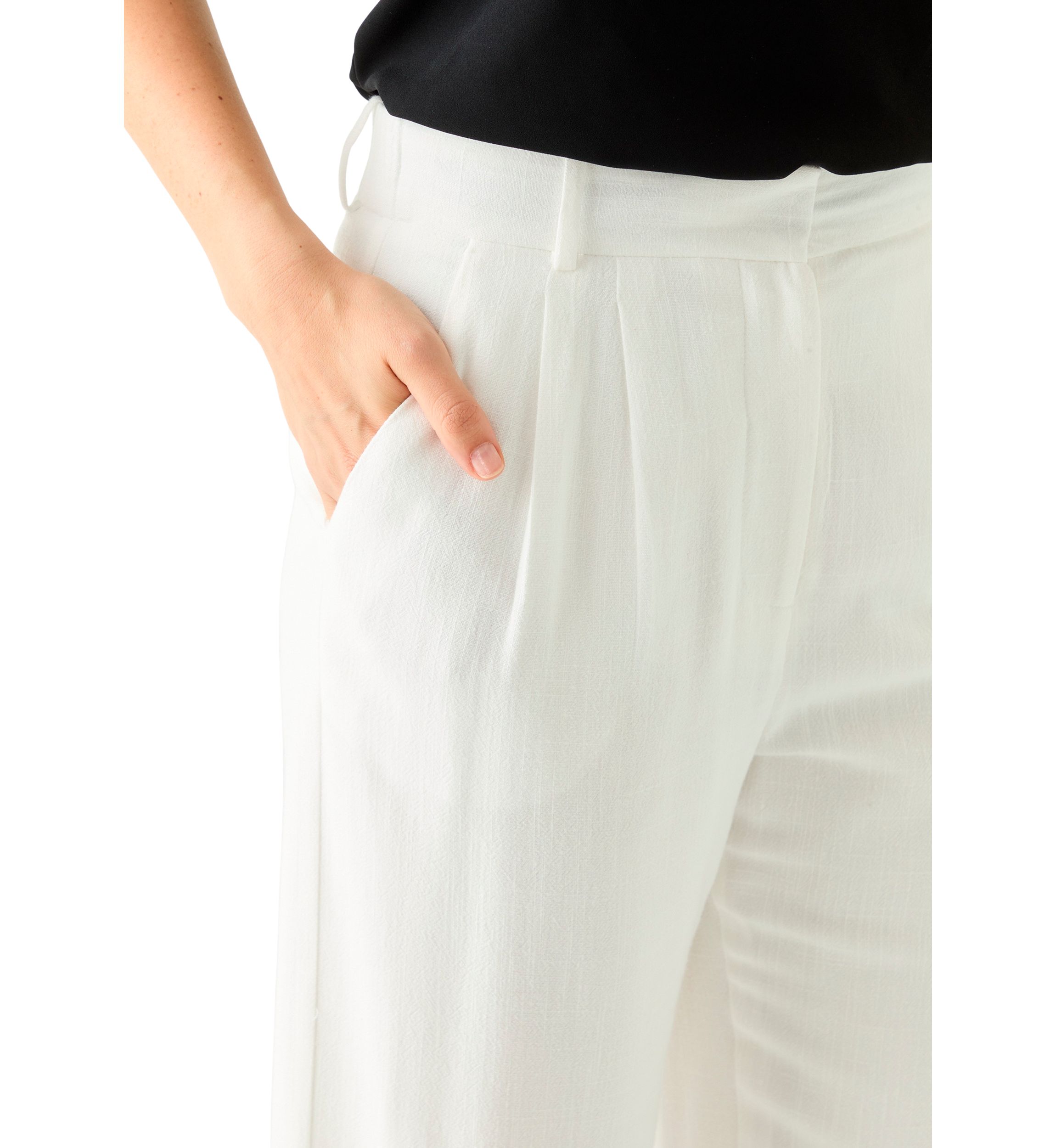 Womens Wide Leg Trouser Pants