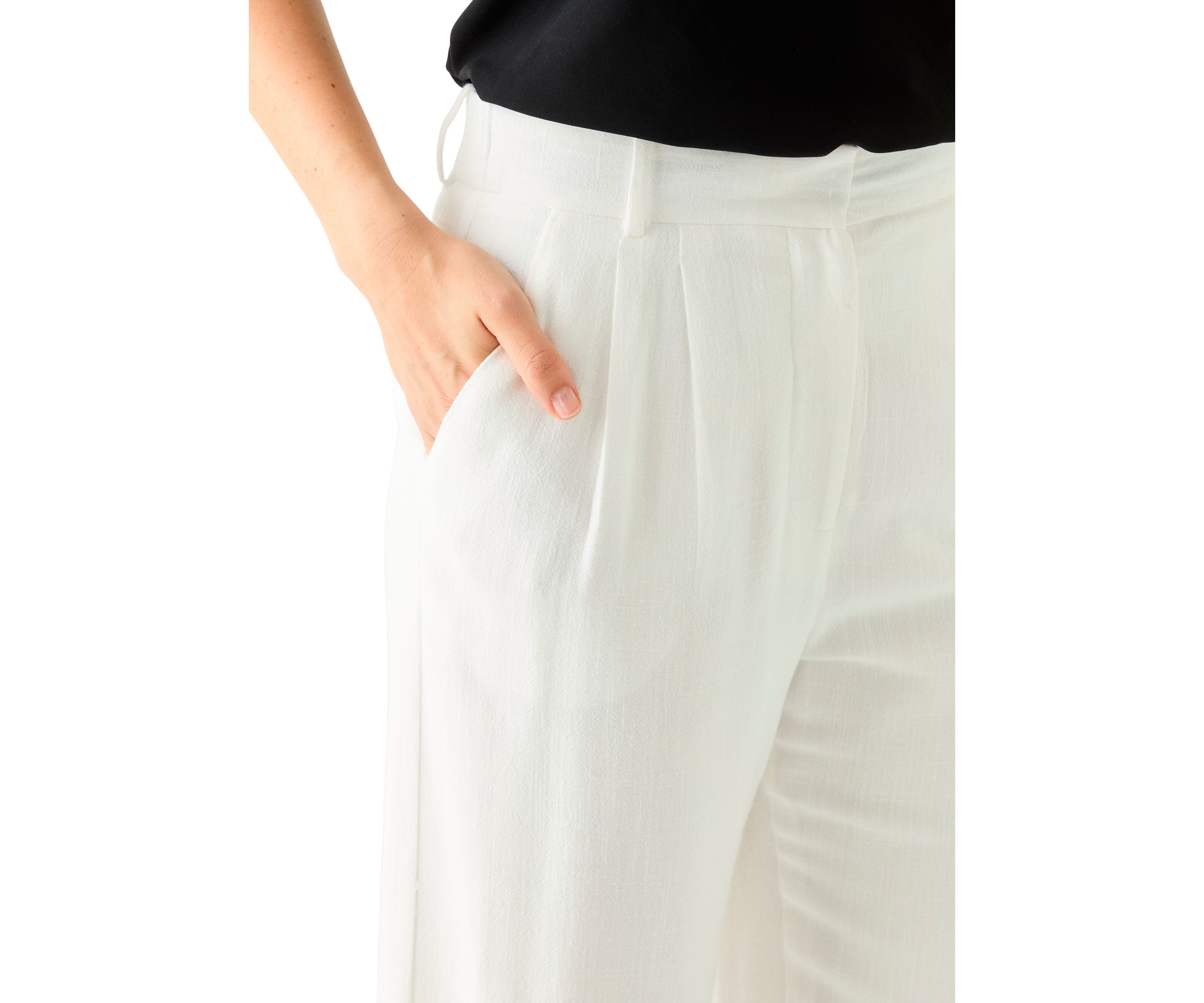 Womens Wide Leg Trouser Pants