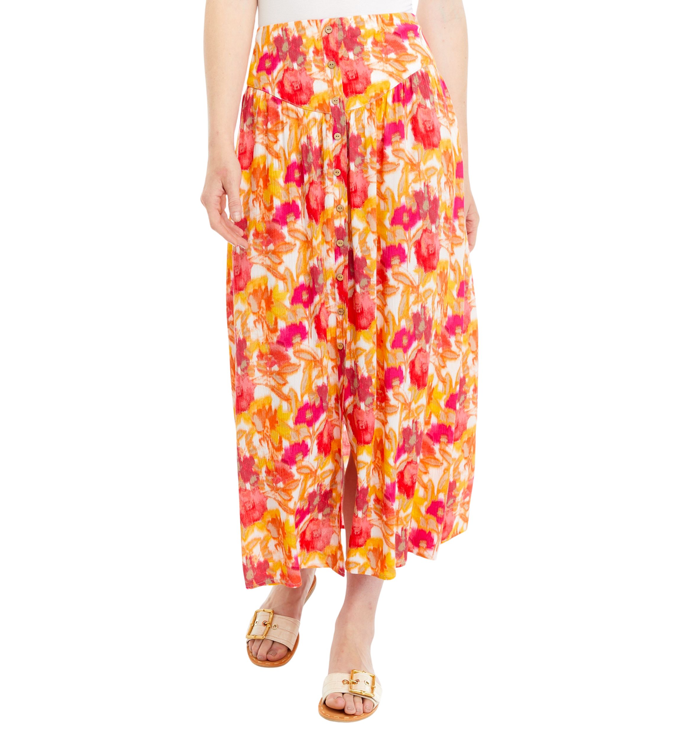 Juniors Flowy Maxi Skirt