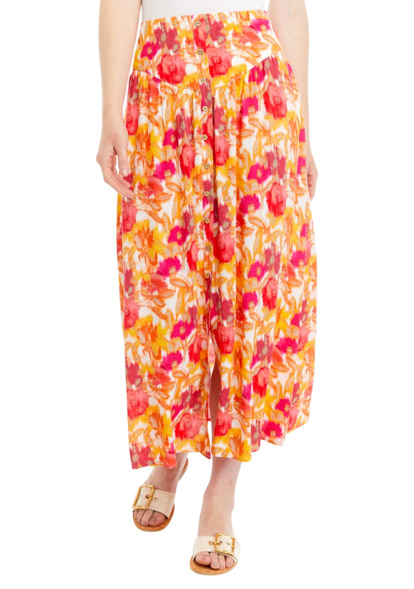Juniors Flowy Maxi Skirt