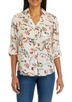 Juniors' Portofino Woven Top