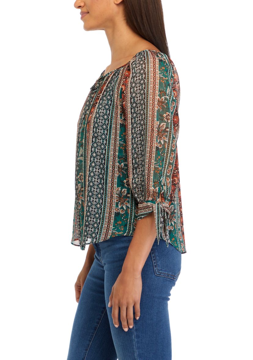 Juniors Peasant Woven Top 